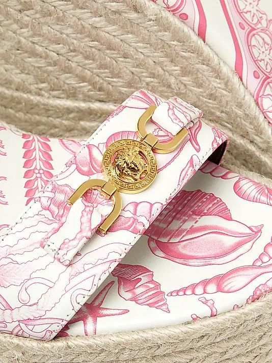 Versace os11x0326 Baroque Leather Espadrilles in Multicolor Size US 10 / IT 40 - 3 Thumbnail