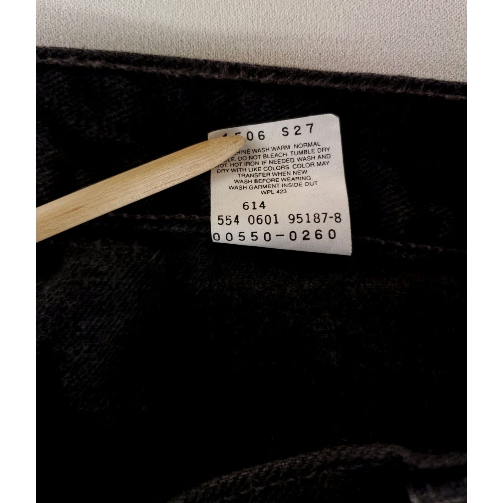 Levi's VINTAGE Levi's 550 VTG Y2k Jeans Black Made USA Mens 37x32 Inseam 32 Tapered Mens Black 37x32 Actual Size US 37 - 5 Thumbnail