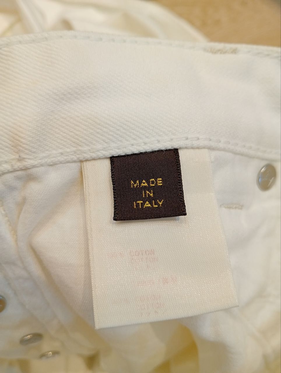 Louis Vuitton LUXURY LOUIS VUITTON DENIM PANTS - WHITE Size US 31 - 10 Thumbnail