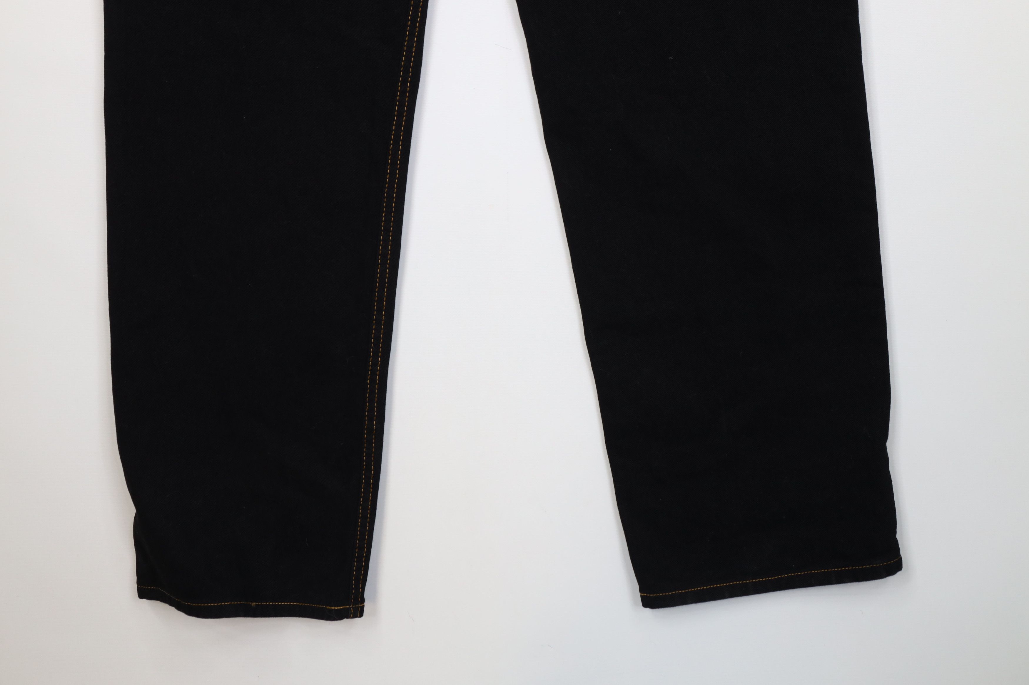 Polo Ralph Lauren Vintage 90s Ralph Lauren Loose Fit Wide Leg Jeans Black Size US 38 / EU 54 - 13 Thumbnail