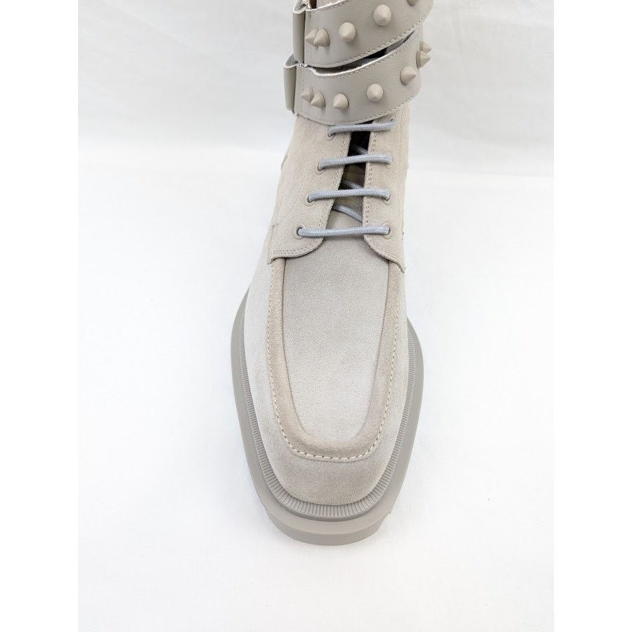 Christian Louboutin o1rshd1 Calf Our Fight Flat Boots in Goose Size US 10 / EU 43 - 7 Thumbnail