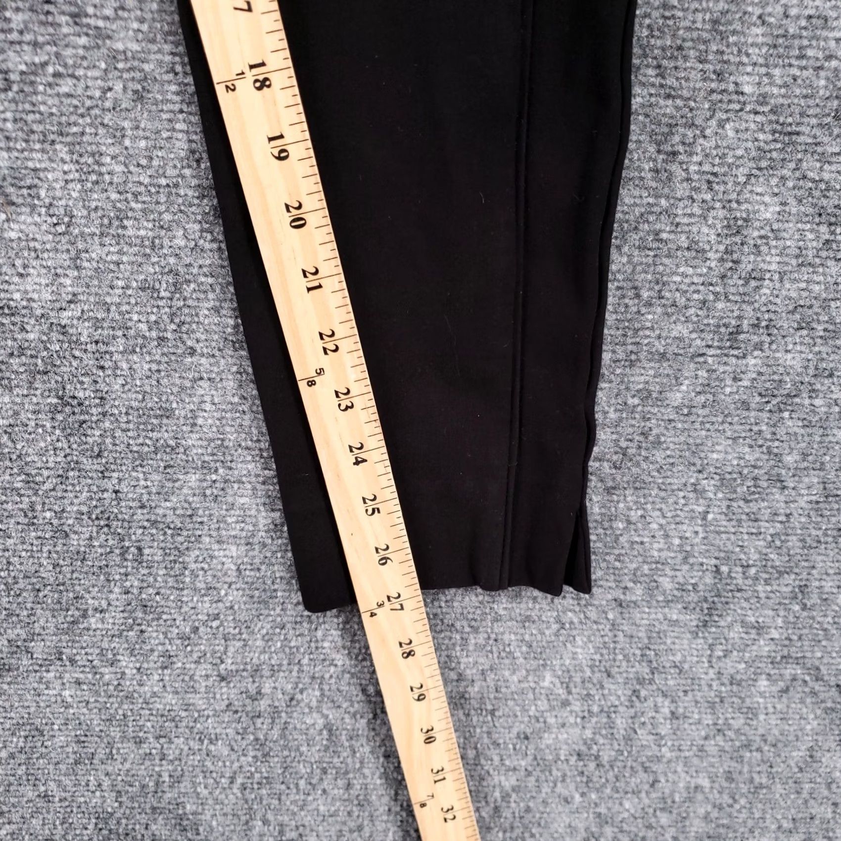 Vintage Betabrand Pants Women Medium Long Black Yoga Ankle Stretch Elastic Waist Pull On Size 32" / US 10 / IT 46 - 5 Thumbnail