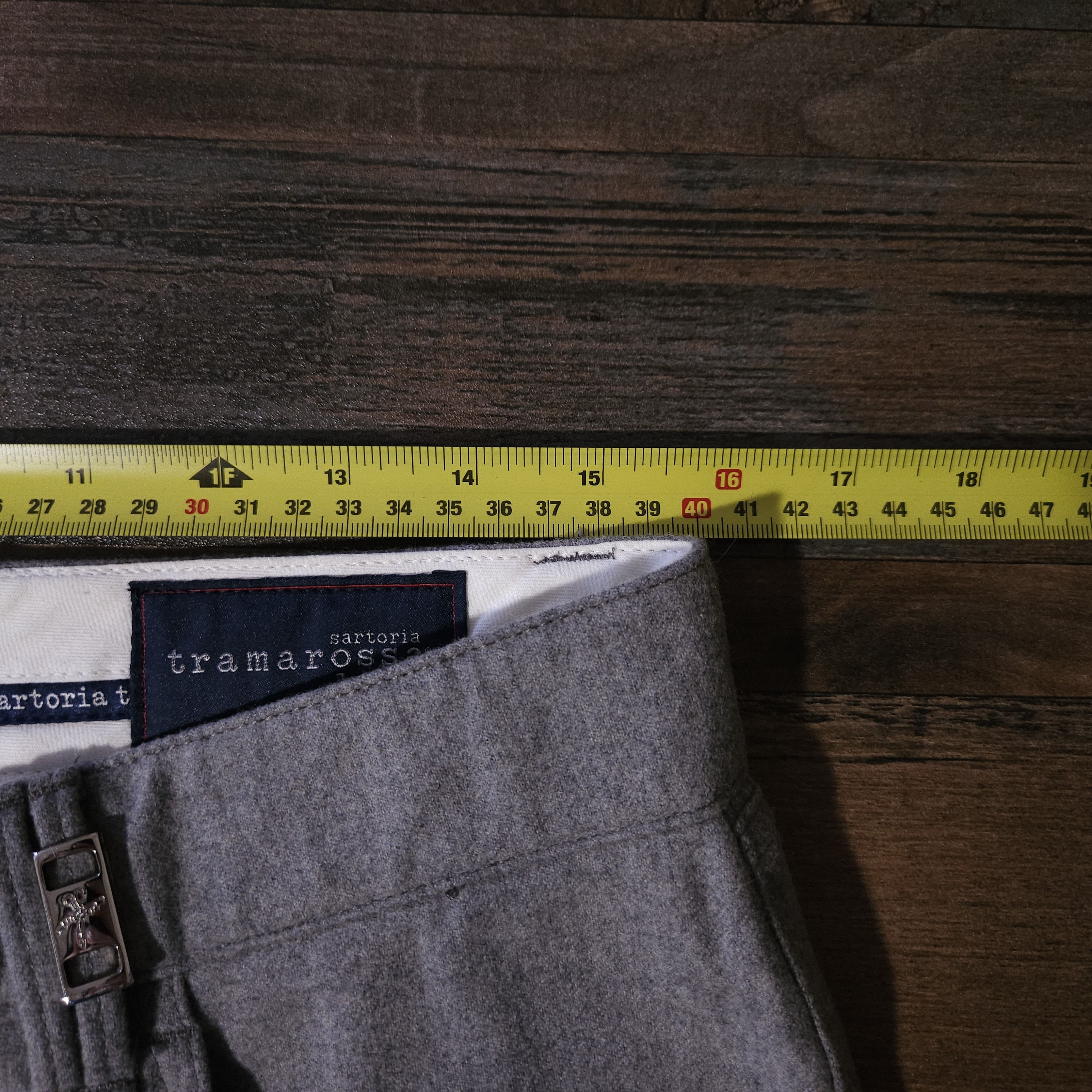 Other Sartoria Tramarossa Leonardo Wool Cashmere Pants Slim 32x34 Size US 32 / EU 48 - 8 Thumbnail