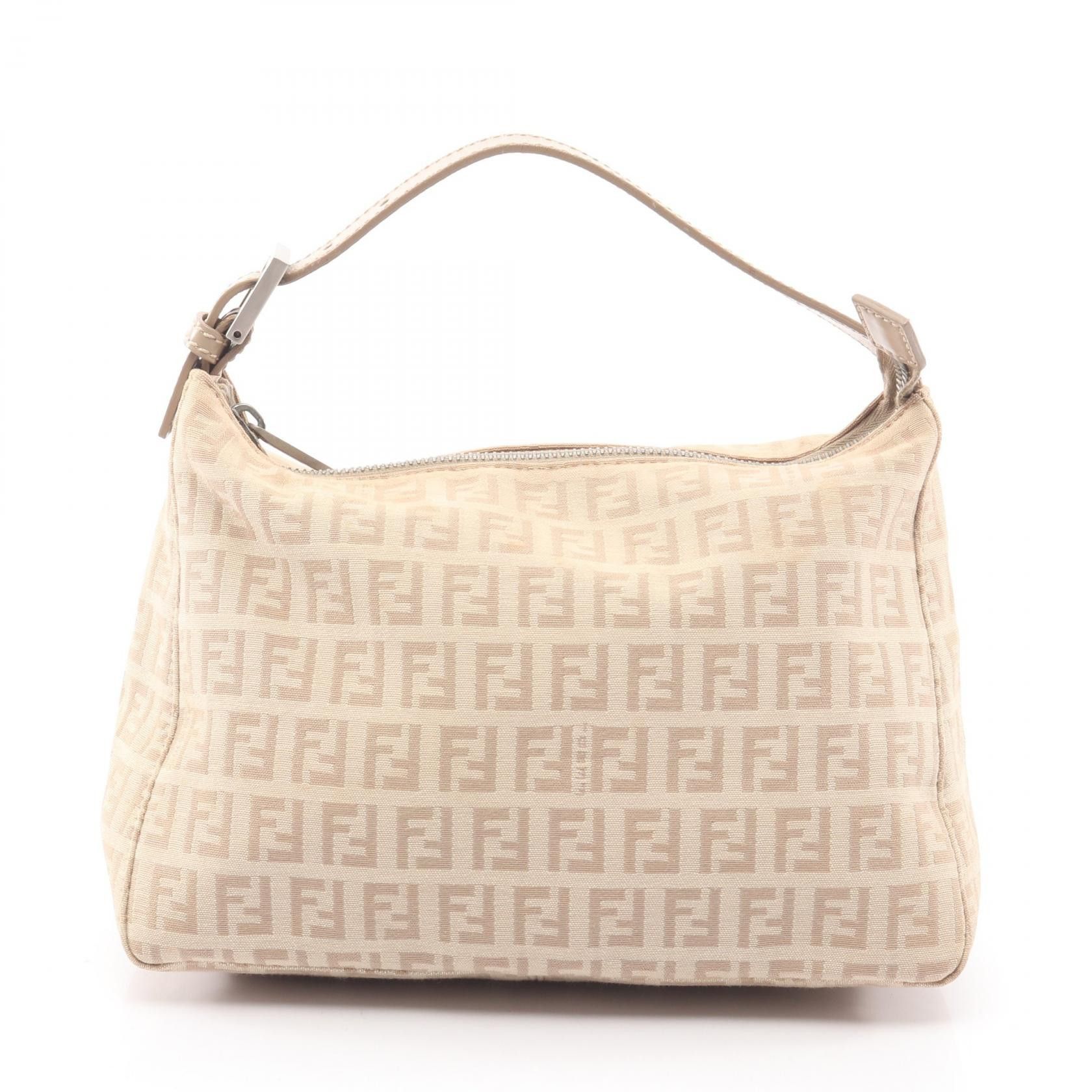 Fendi Fendi FENDI Zucchino Canvas Leather Handbag Textile Handbag 8N0005 DUTY FREE for USA Size ONE SIZE - 1 Thumbnail