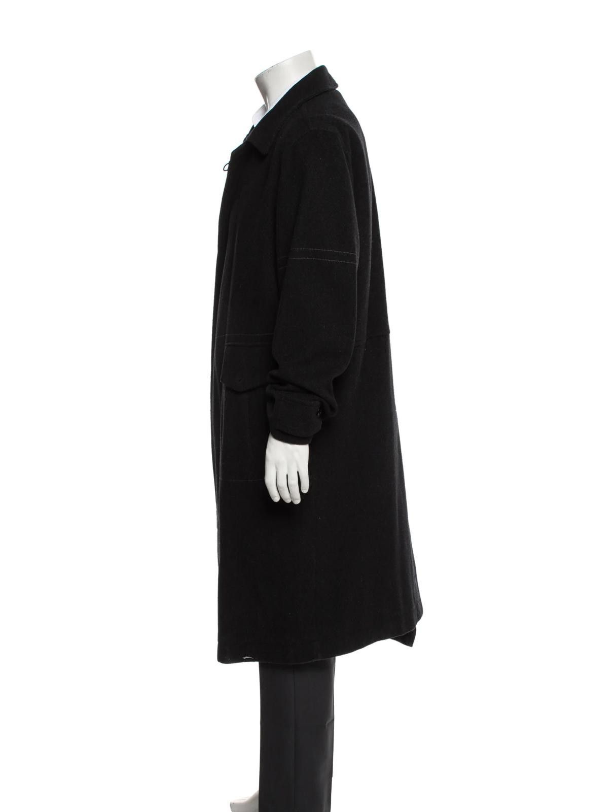 Diesel Black Diesel Mohair Overcoat Size: L Size US L / EU 52-54 / 3 - 2 Thumbnail