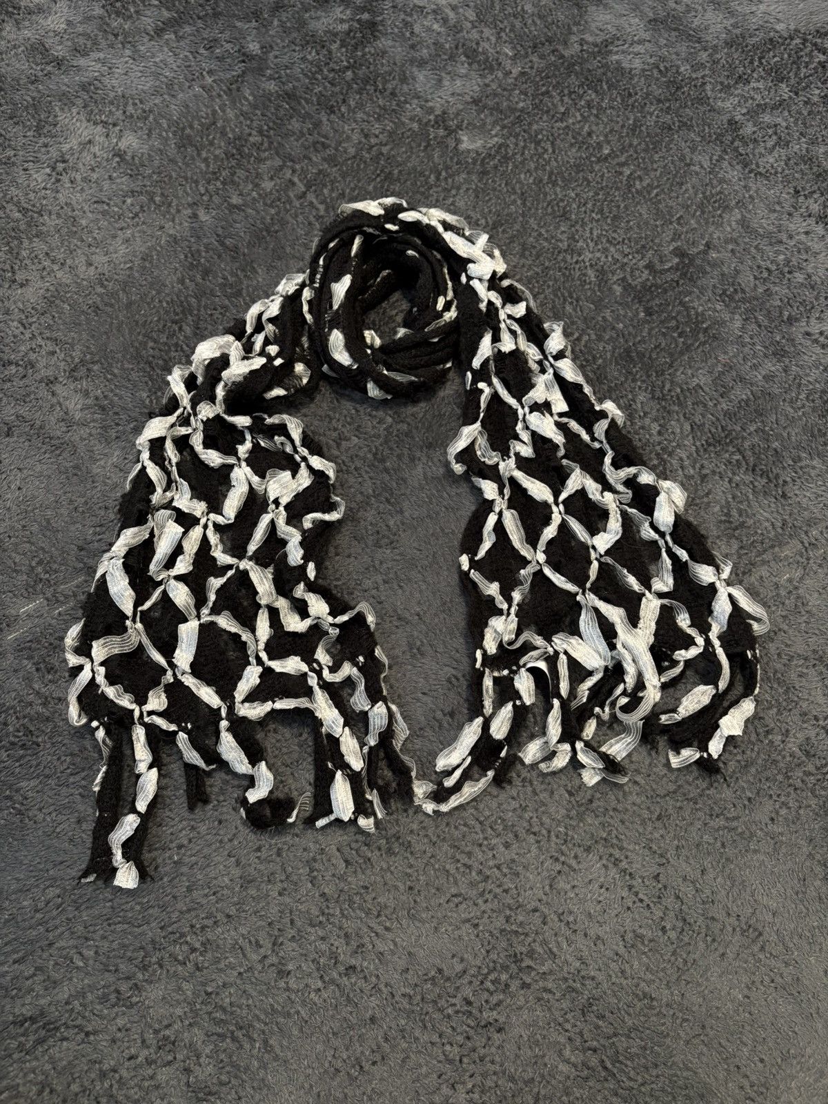 Hedi Slimane Ysl slp Saint Laurent baby cat blue leopard scarf