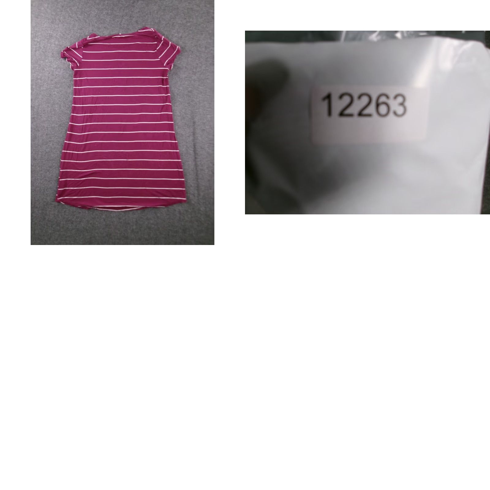 Vintage Maurices Dress Women Large Purple Striped Causal Flowy Everyday Pullover Basic Size L / US 10 / IT 46 - 8 Thumbnail