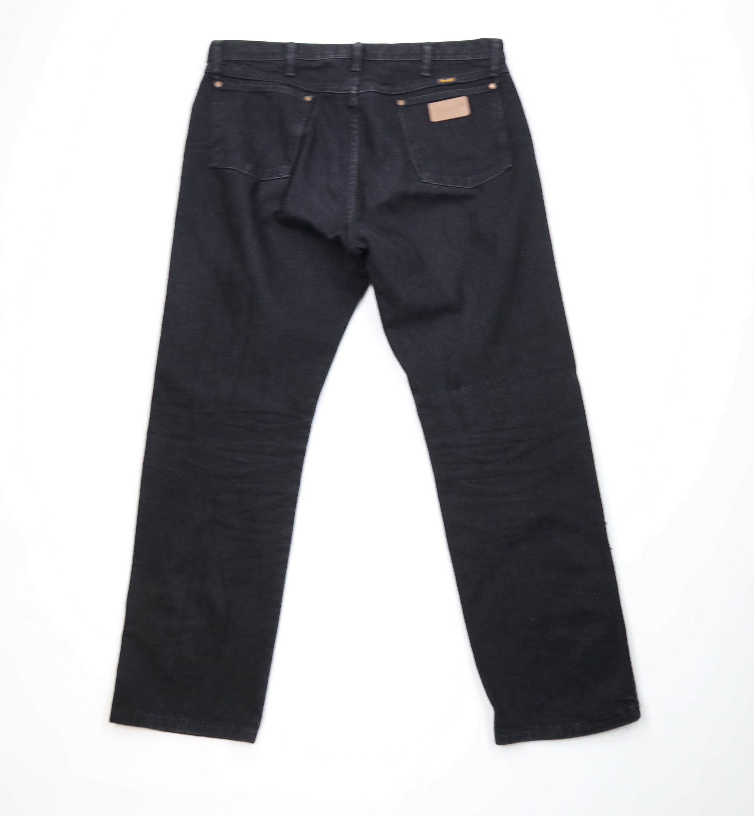 Wrangler Vintage Y2K Wrangler Wide Leg Western Denim Jeans Black Size US 38 / EU 54 - 9 Thumbnail