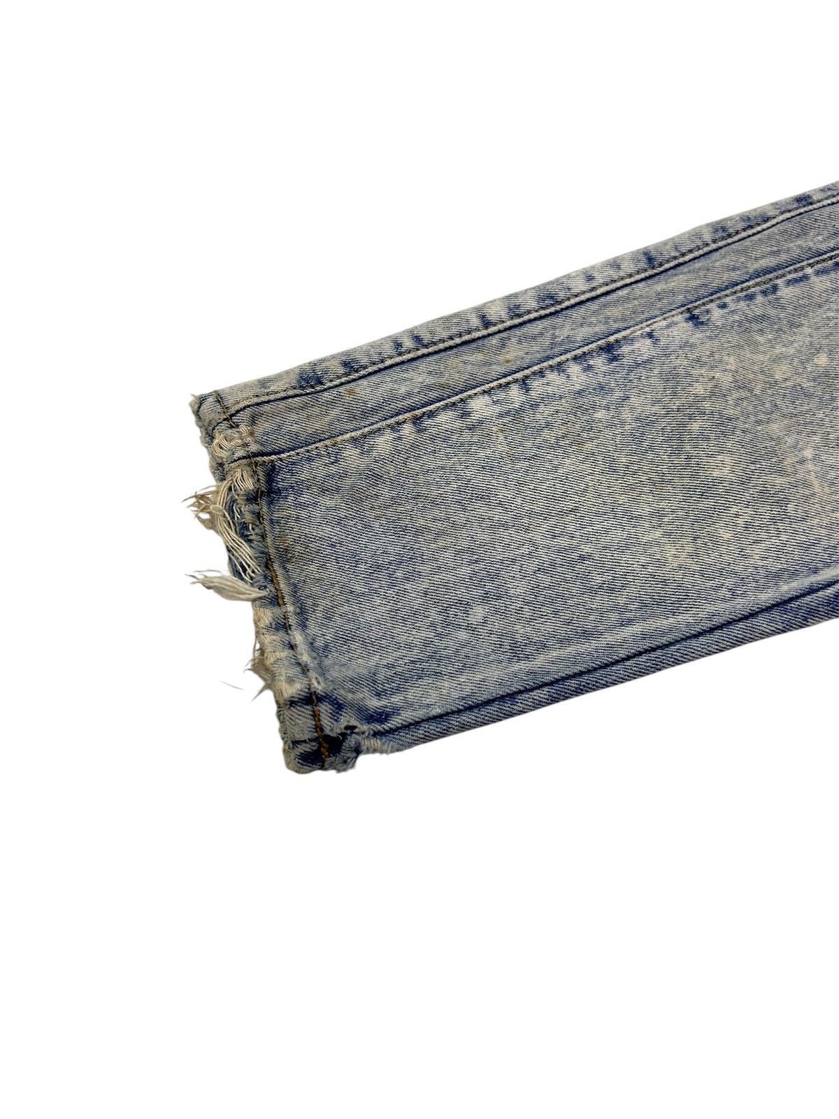 Japanese Brand × Vintage 💥Vintage Japanese Denim Mud Wash Ripped Jeans Size US 27 - 8 Thumbnail