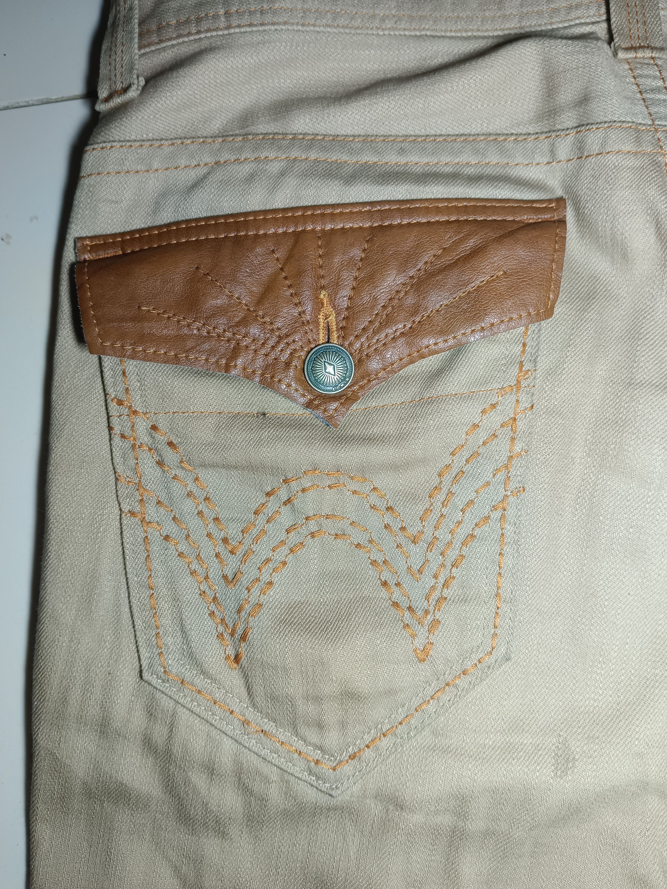 Edwin × If Six Was Nine × Le Grande Bleu (L.G.B.) EDWIN EXCLUSIVE NAVAJO LEATHER POCKET JEANS Size US 32 / EU 48 - 3 Thumbnail