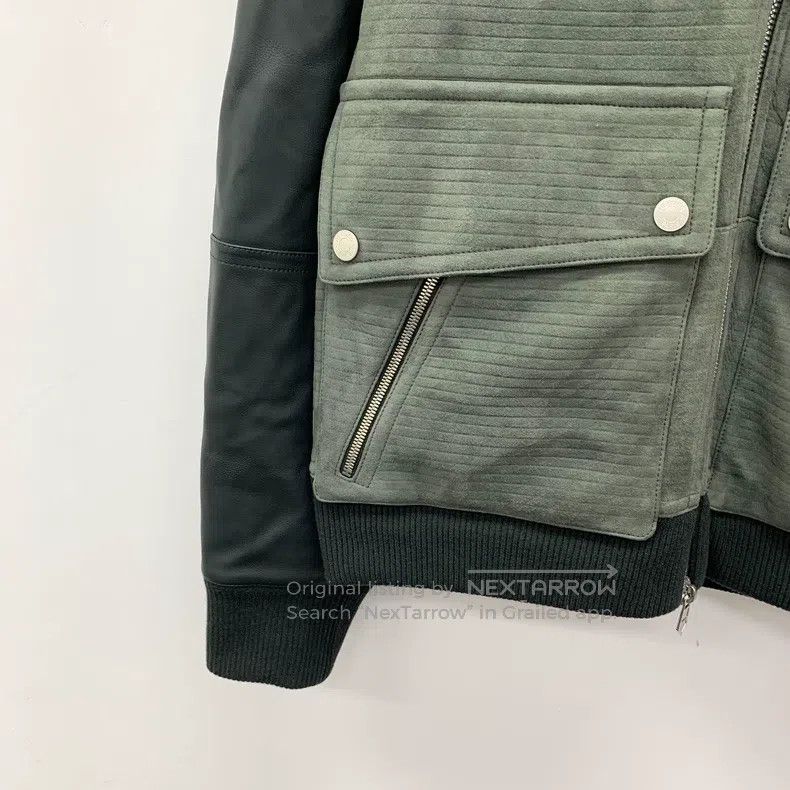 Hermes Hermes Forest Green Fur Collar Zipper Sheepskin Leather Ja Size US M / EU 48-50 / 2 - 4 Thumbnail