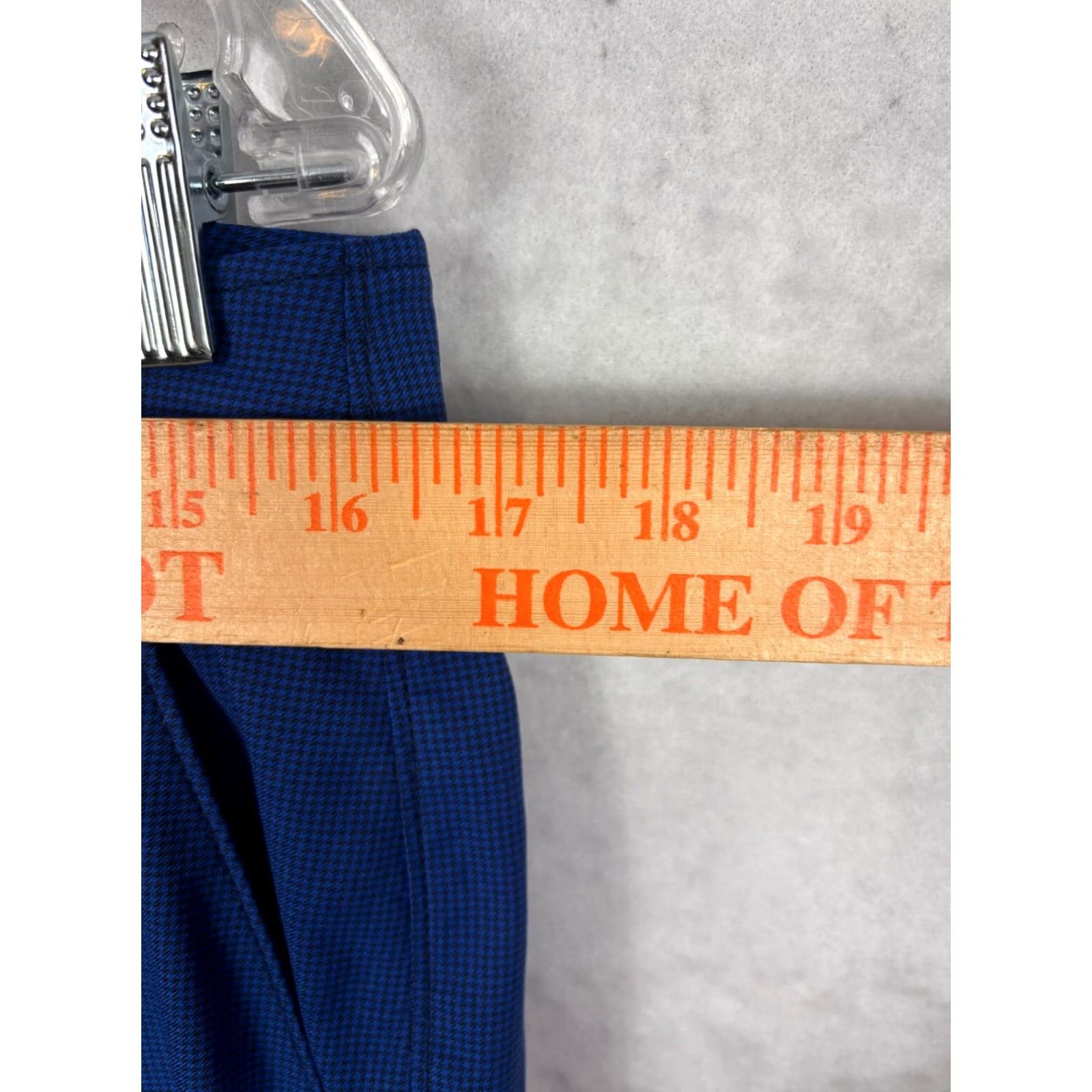 Under Armour Under Armour Golf Pants Loose Fit Activewear Mens 34x27 Blue Check Chino Belted Size US 34 / EU 50 - 6 Thumbnail
