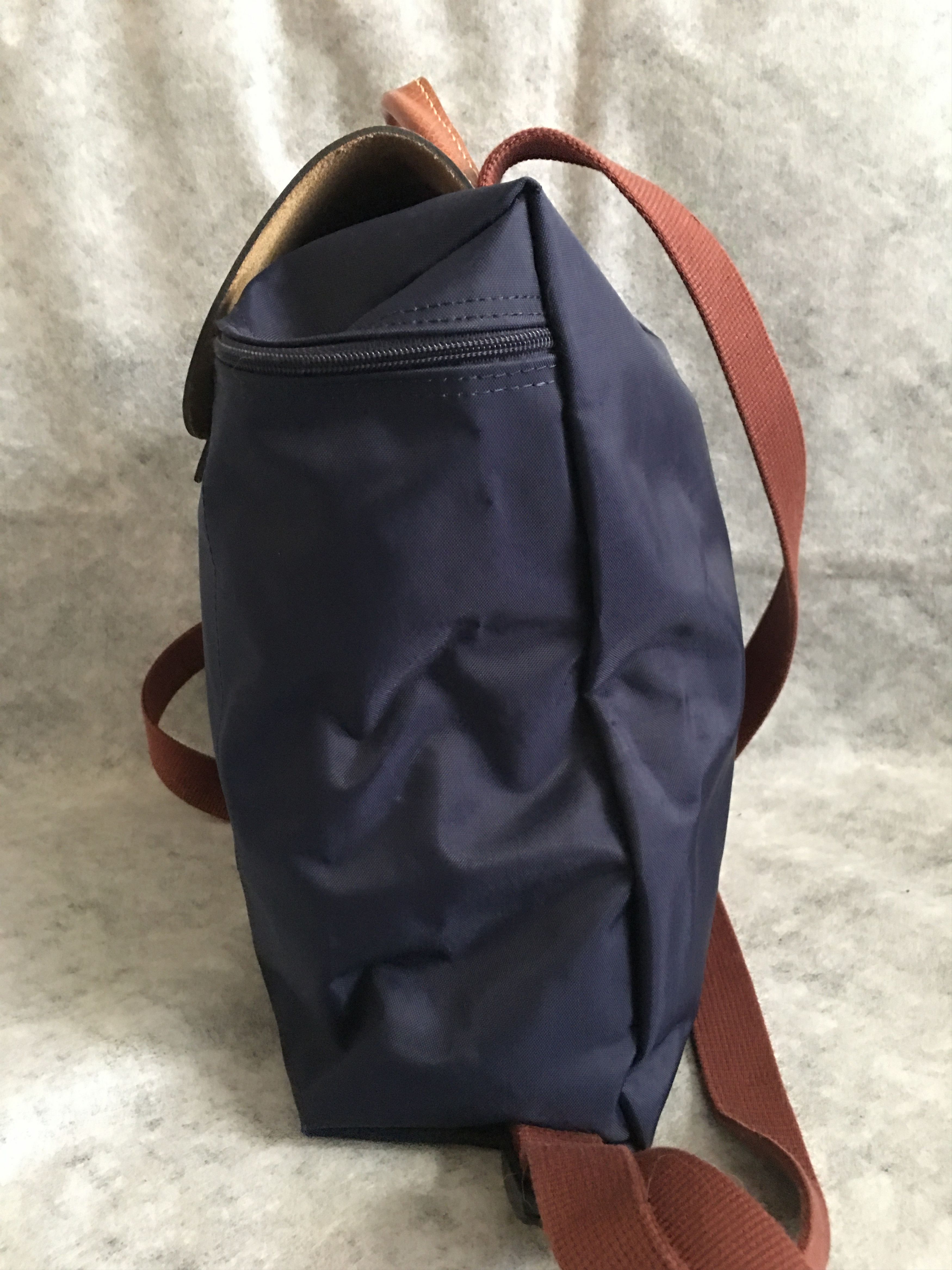 Longchamp Longchamp Le Pliage Blue Nylon Backpack Bag Size ONE SIZE - 5 Thumbnail