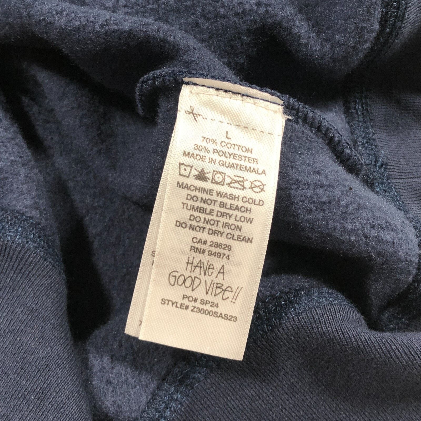 Stussy SS24 Stussy Martini Navy Crewneck Pullover Sweater Large Size US L / EU 52-54 / 3 - 5 Thumbnail