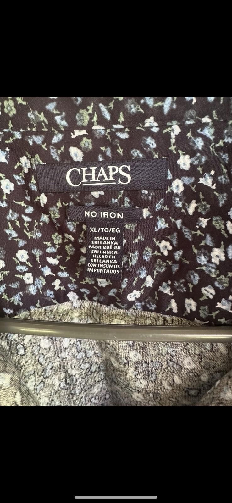 Chaps Chaps No Iron Button Down Women's Shirt Size xL Size XL / US 12-14 / IT 48-50 - 4 Thumbnail