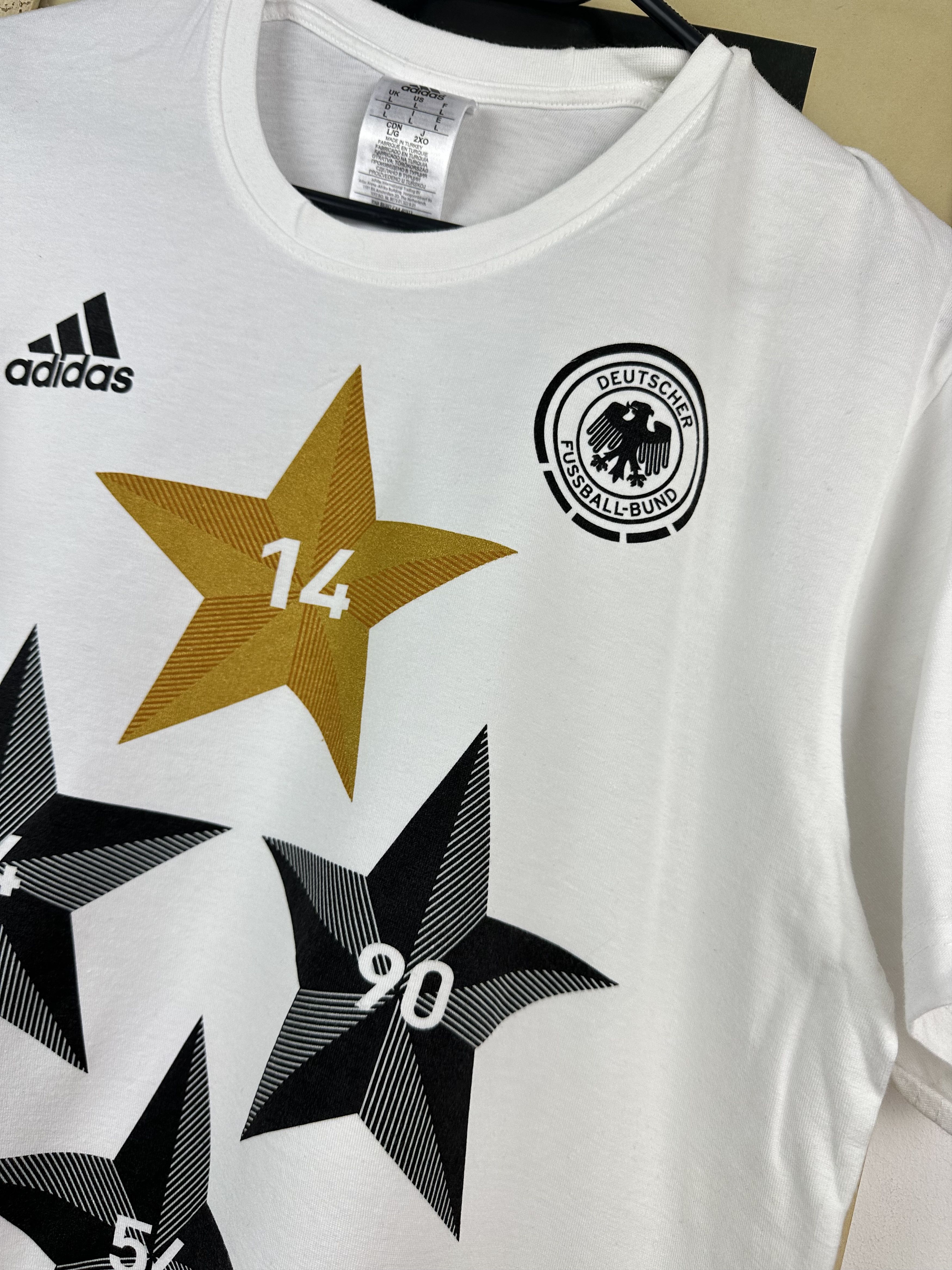 Adidas Adidas Germany World Cup Winners Shirt Football Jersey Size US L / EU 52-54 / 3 - 4 Thumbnail