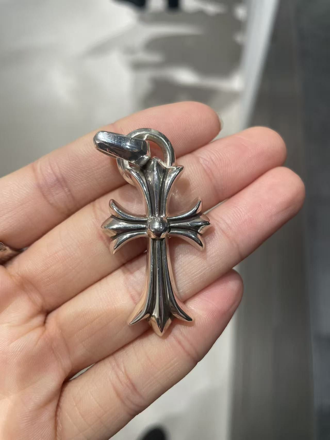 Chrome Hearts Chrome Hearts Silver Cross Pendant Size ONE SIZE - 4 Thumbnail