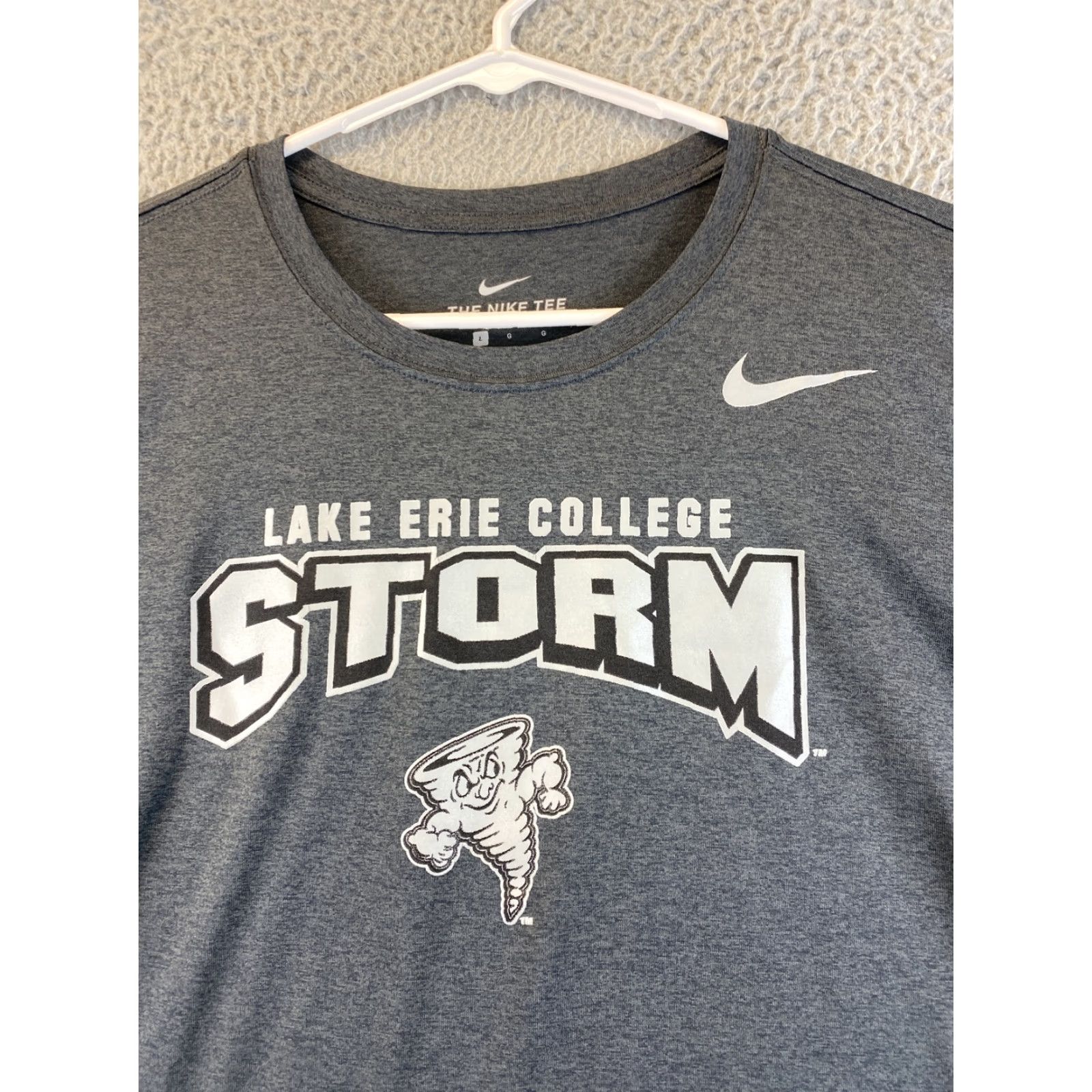 Nike Nike Dri-Fit Shirt Mens Large Short Sleeve Gray Athletic Cut T Shirt Size US L / EU 52-54 / 3 - 2 Thumbnail