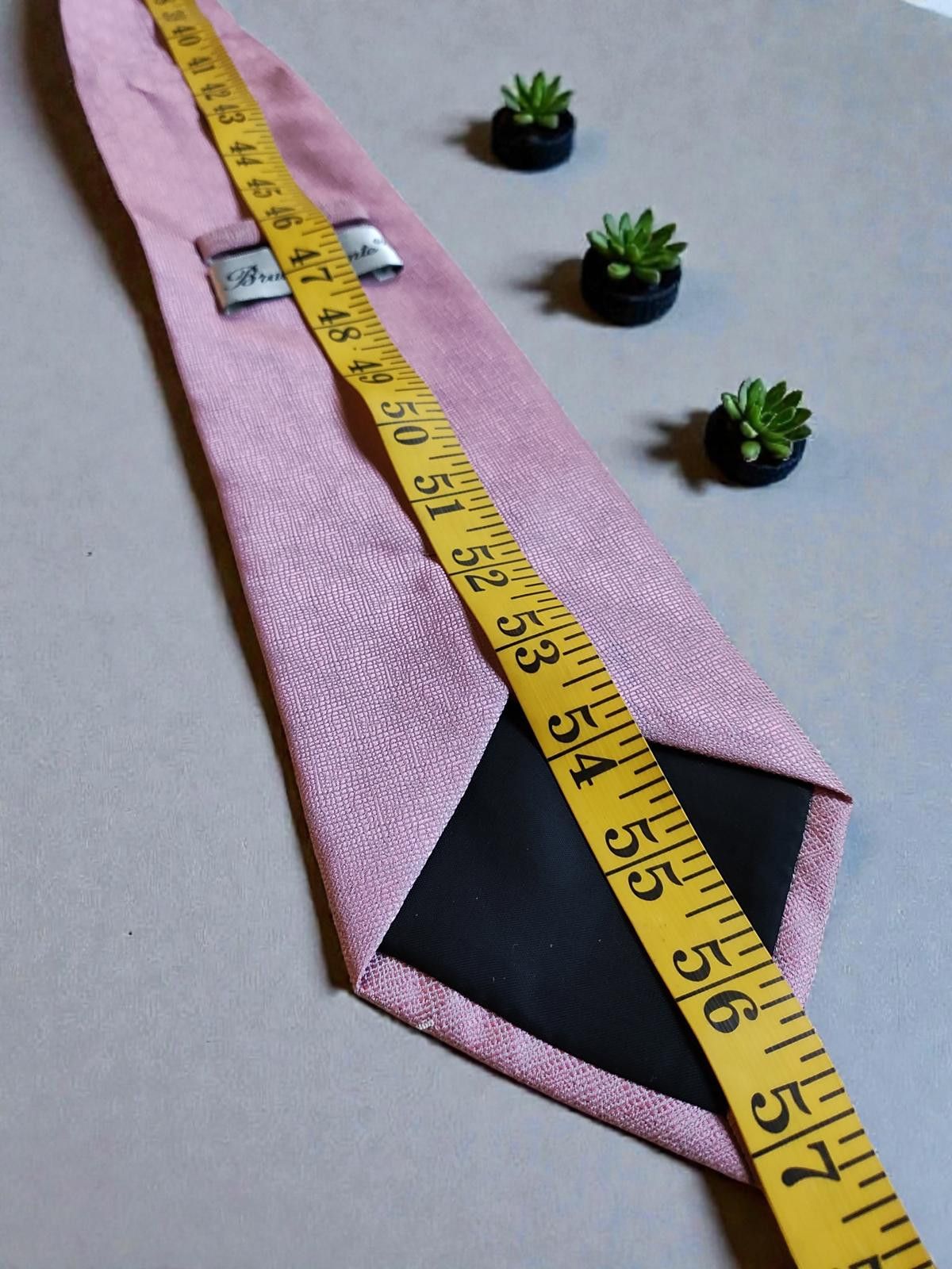 Other Bruno Conte Vintage Classic Men's Tie in Light Pink Size ONE SIZE - 4 Thumbnail