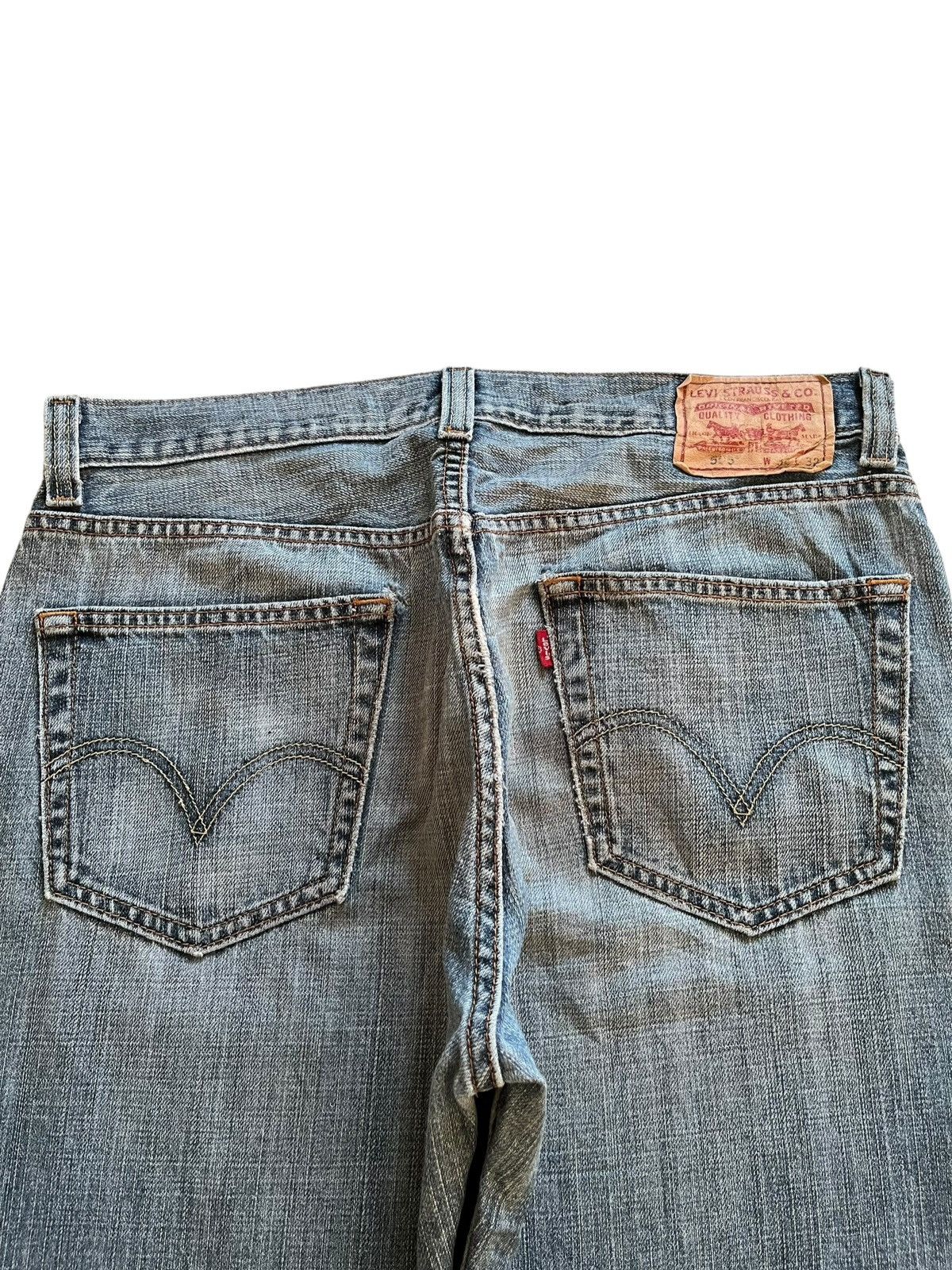Levi's × Levi's Vintage Clothing Vintage 90s Levis 505 Blue Wash Distressed Baggy Jeans Size US 34 / EU 50 - 8 Thumbnail
