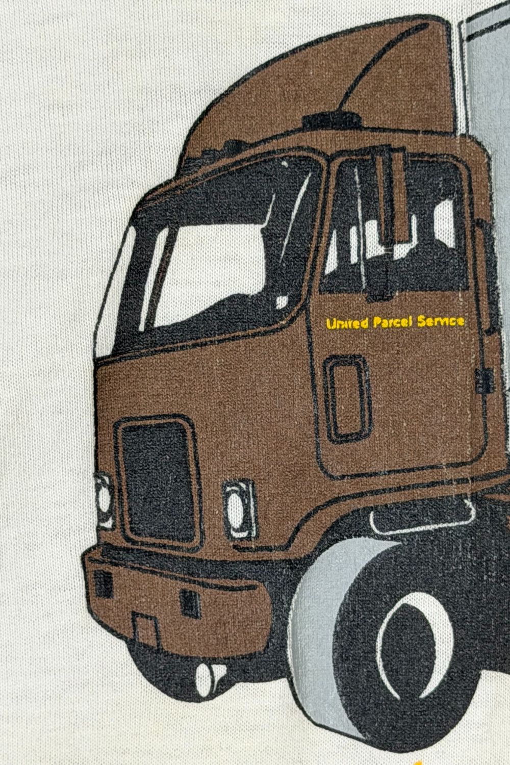 Fruit Of The Loom UPS Promo Tee - “As sure as taking it there yourself” FOTL Size US XXL / EU 58 / 5 - 17 Thumbnail