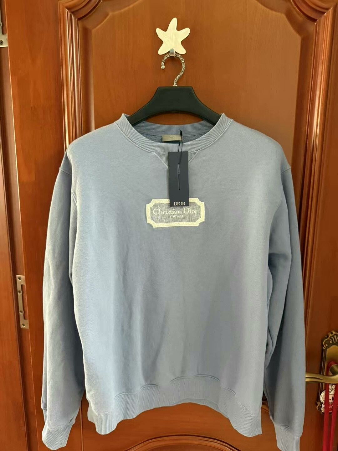 Dior dior logo long sleeve sweatshirt in blue Size US XL / EU 56 / 4 - 1 Thumbnail
