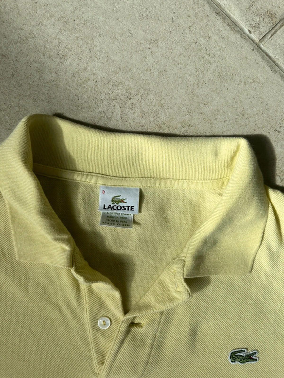 Lacoste Lacoste Yellow Polo Size US S / EU 44-46 / 1 - 3 Thumbnail