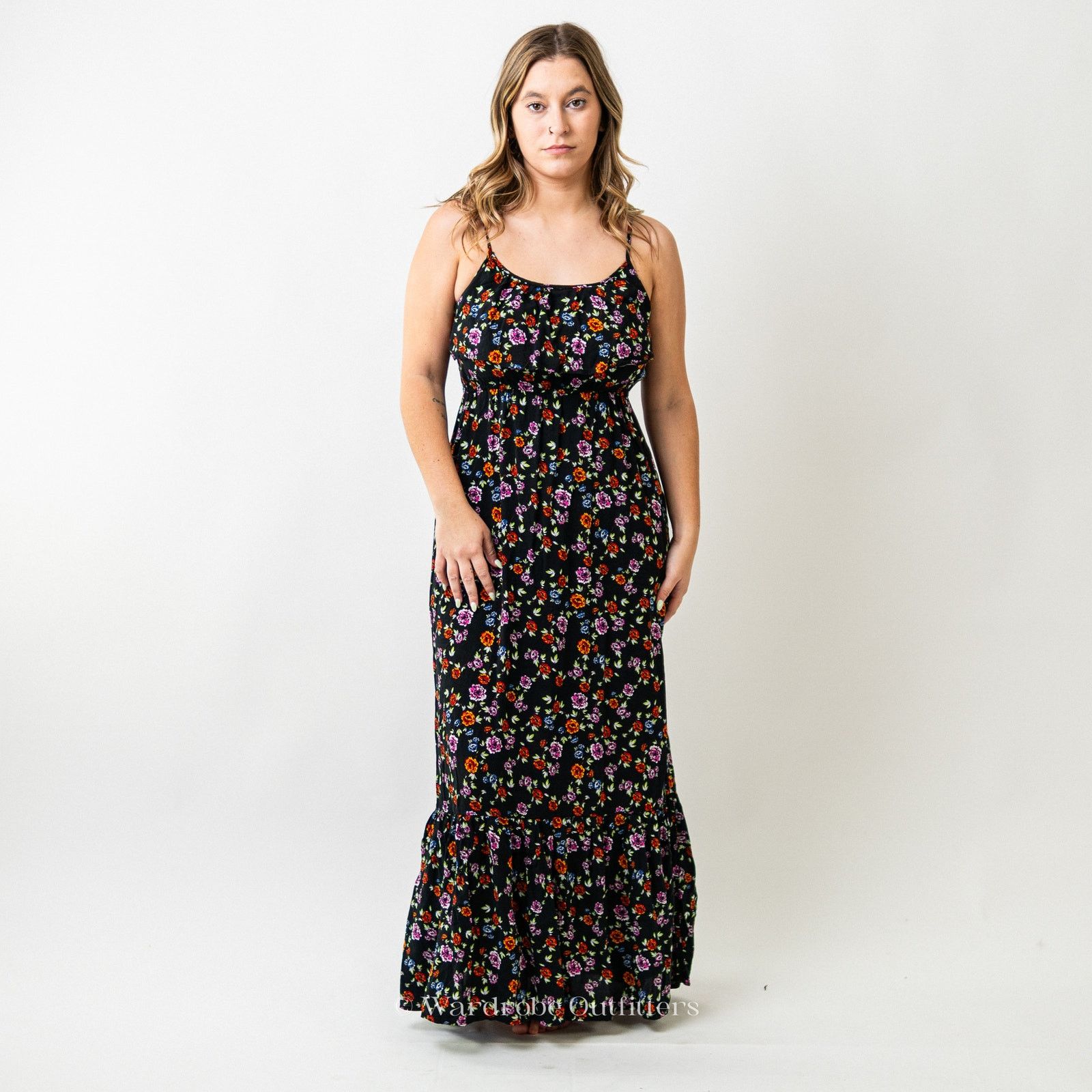 New Look Flowy Floral Maxi Dress Size M / US 6-8 / IT 42-44 - 2 Thumbnail