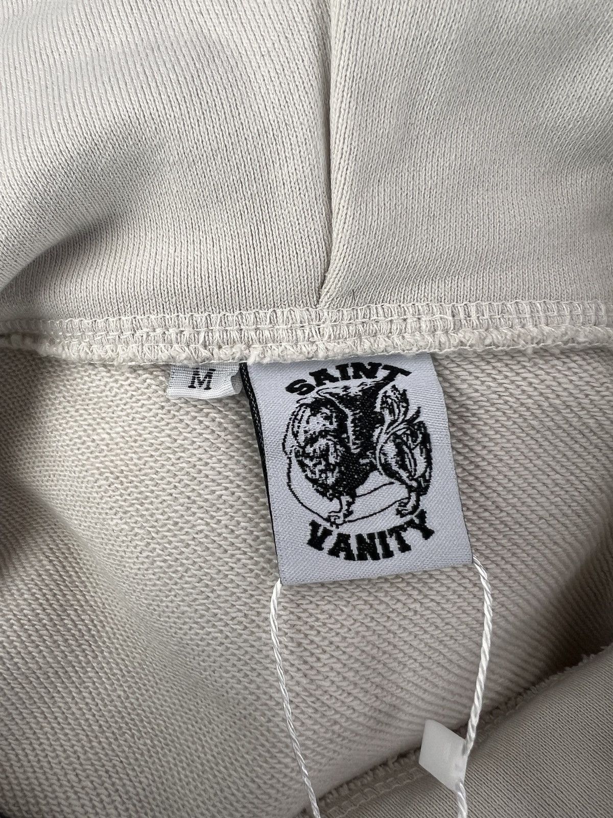 Saint Vanity Saint Vanity "Vain Life" Hoodie (Cream) MEDIUM Size US M / EU 48-50 / 2 - 3 Thumbnail