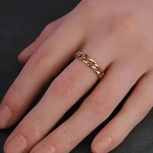 Jewelry Chain Ring ( size 6,7 and 8 only) Size ONE SIZE - 4 Thumbnail