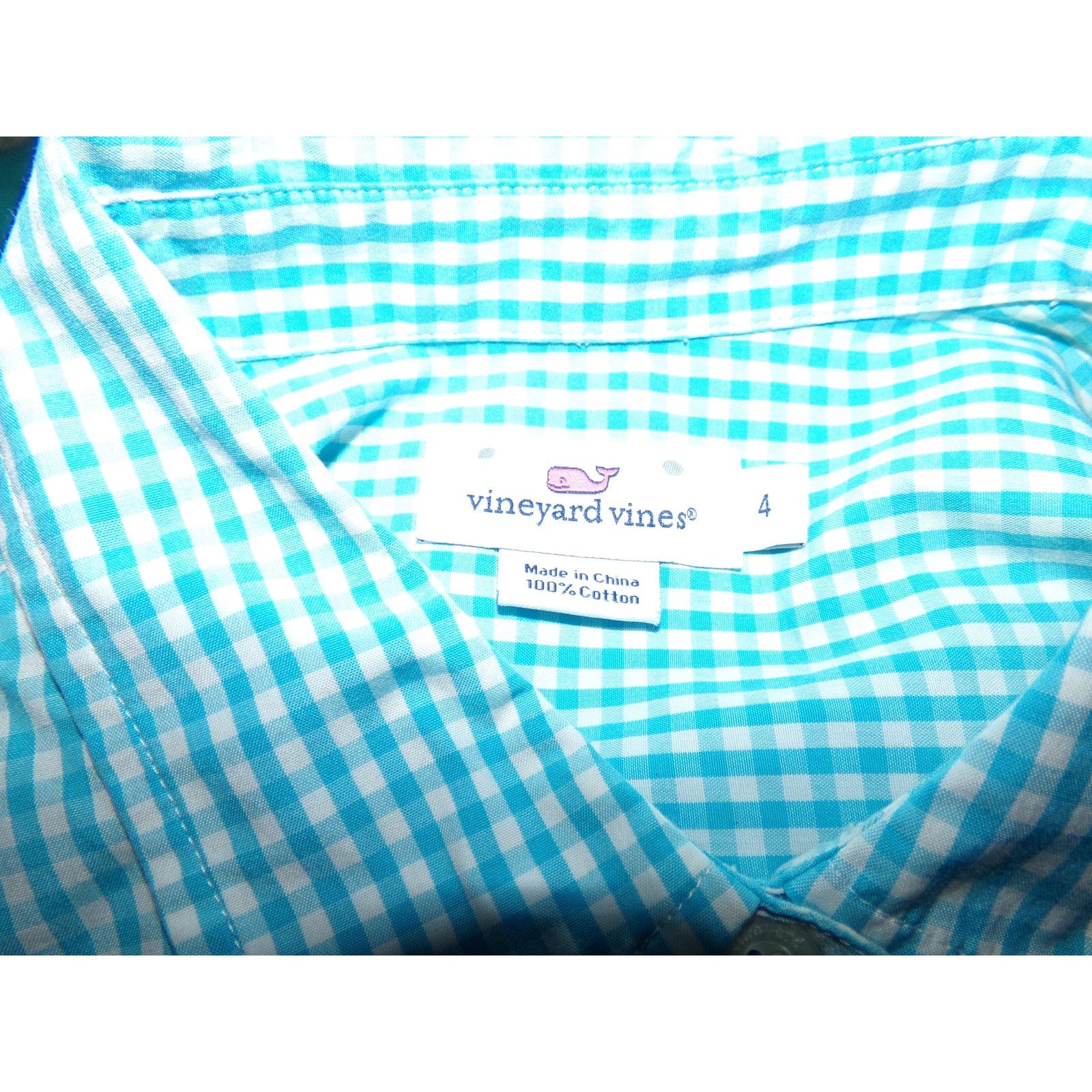 Vineyard Vines Vineyard Vines 100% cotton checked shirt size 4 Perfect Size S / US 4 / IT 40 - 4 Thumbnail