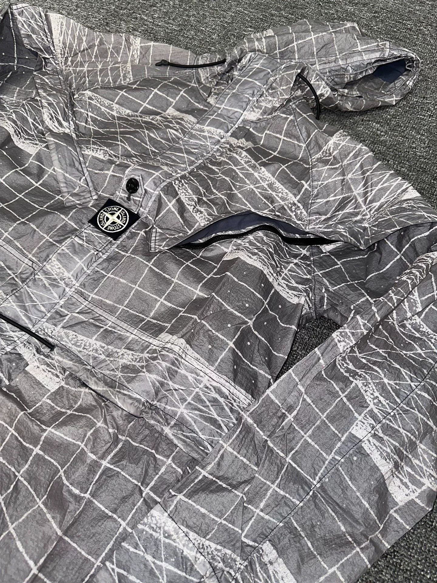 Stone Island Stone Island White Label Reflective Stripe Jacket Size US XL / EU 56 / 4 - 3 Thumbnail