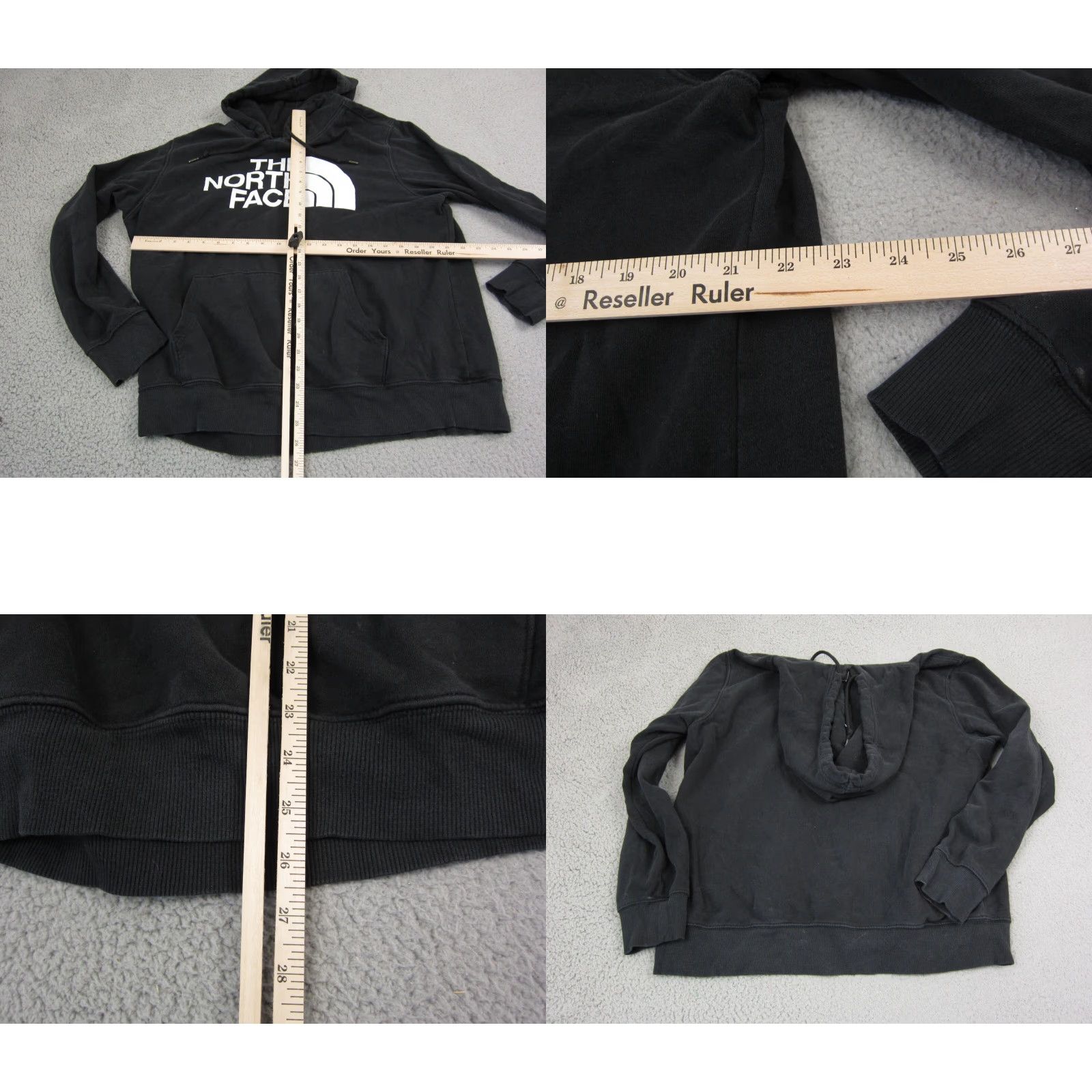 The North Face North Face Hoodie Adult Large Black TNF Fleece Sweatshirt Drawstring Mens Size US L / EU 52-54 / 3 - 8 Thumbnail