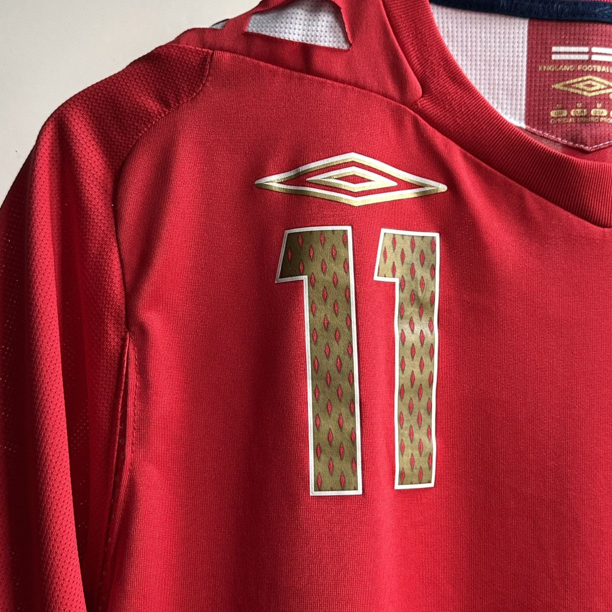 Umbro J. Cole #11 Vintage England 2006/08 Soccer Jersey Umbro Size US M / EU 48-50 / 2 - 10 Thumbnail