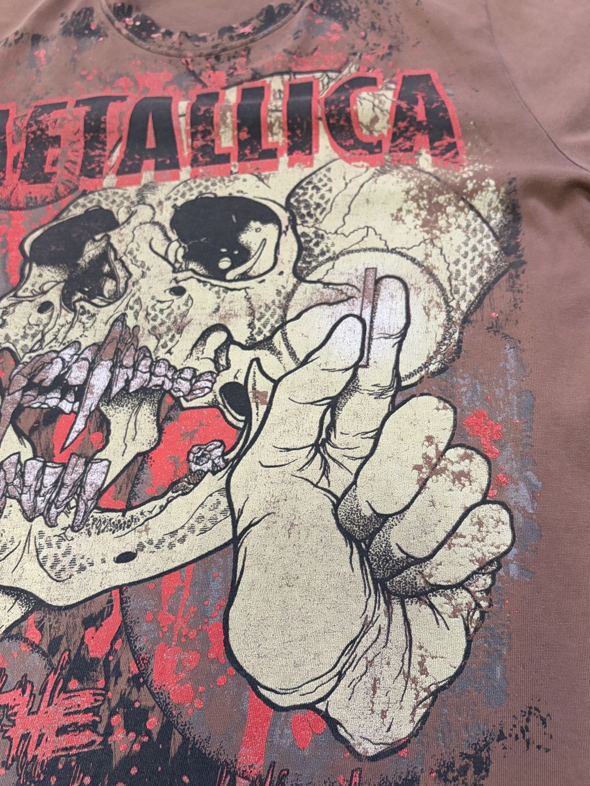Vintage Vintage Metallica The Shortest Straw Tee Starworld Tag XL Size US L / EU 52-54 / 3 - 6 Thumbnail