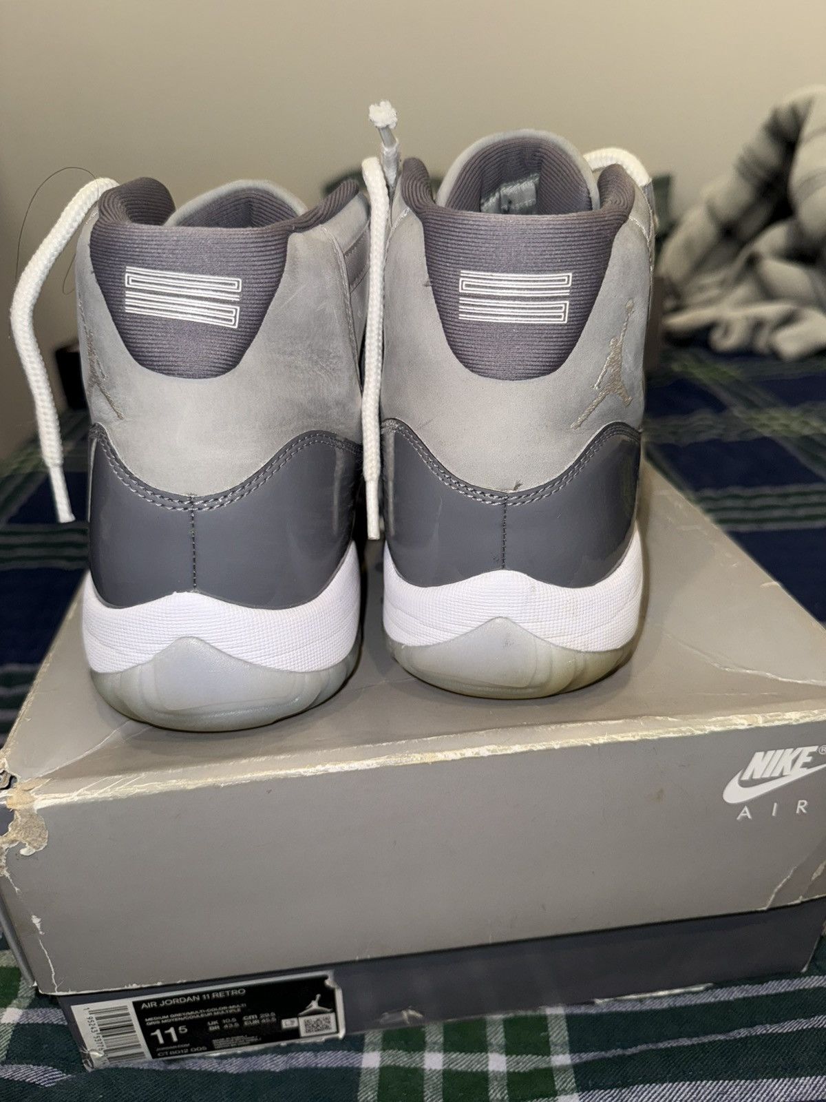 Jordan Brand Jordan 11 “Cool Grey” Size 11.5 Size US 11.5 / EU 44-45 - 4 Thumbnail