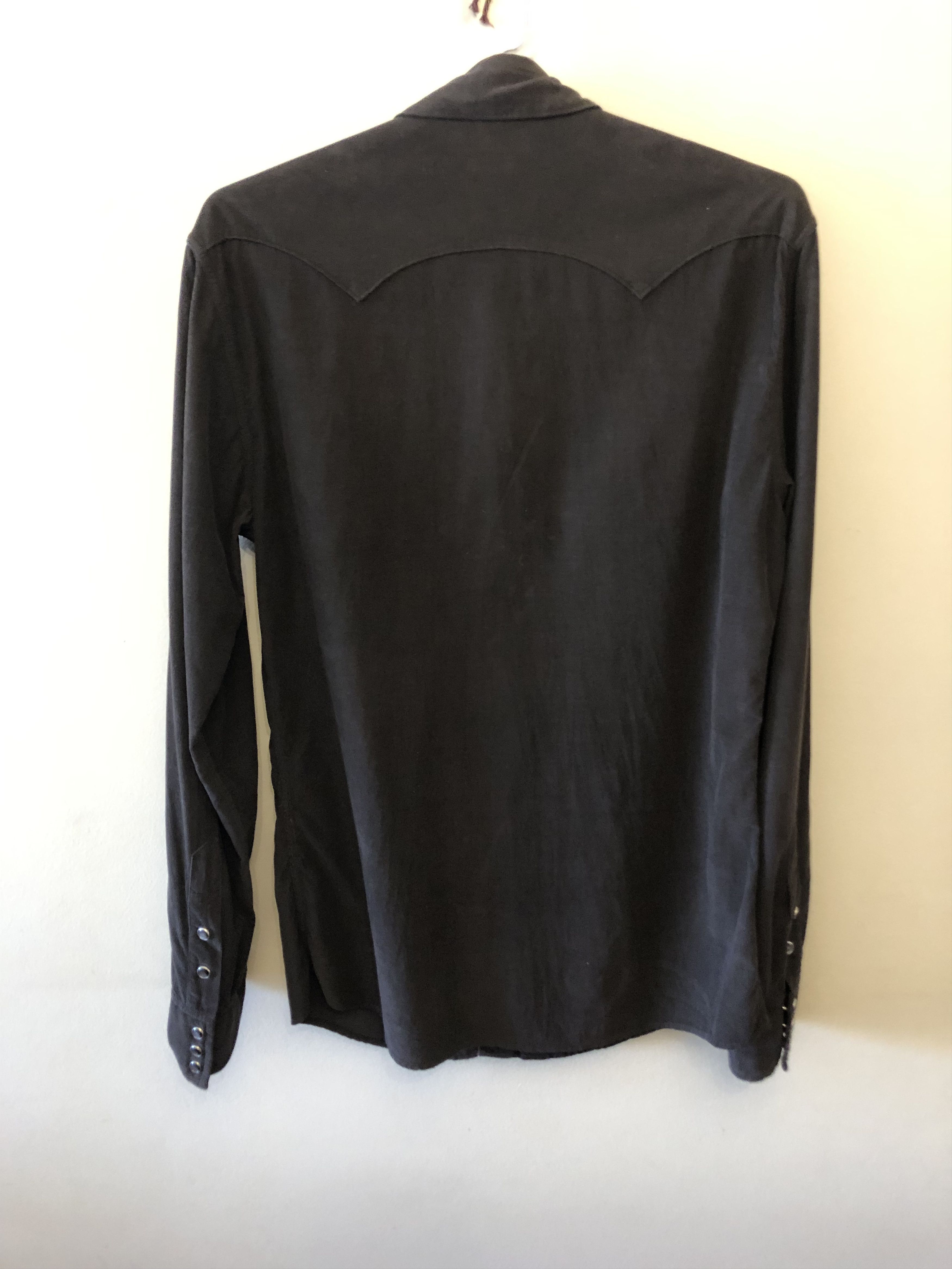 Dolce & Gabbana Velvet Western Shirt Size US M / EU 48-50 / 2 - 2 Thumbnail