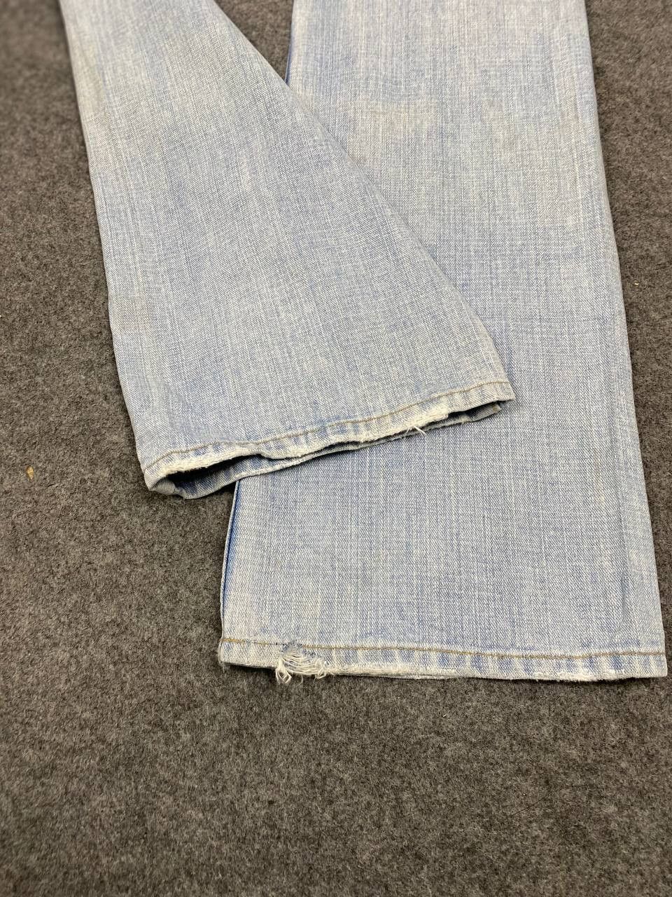Japanese Brand colza japanese brand bootcut distressed denim Size US 33 - 6 Thumbnail