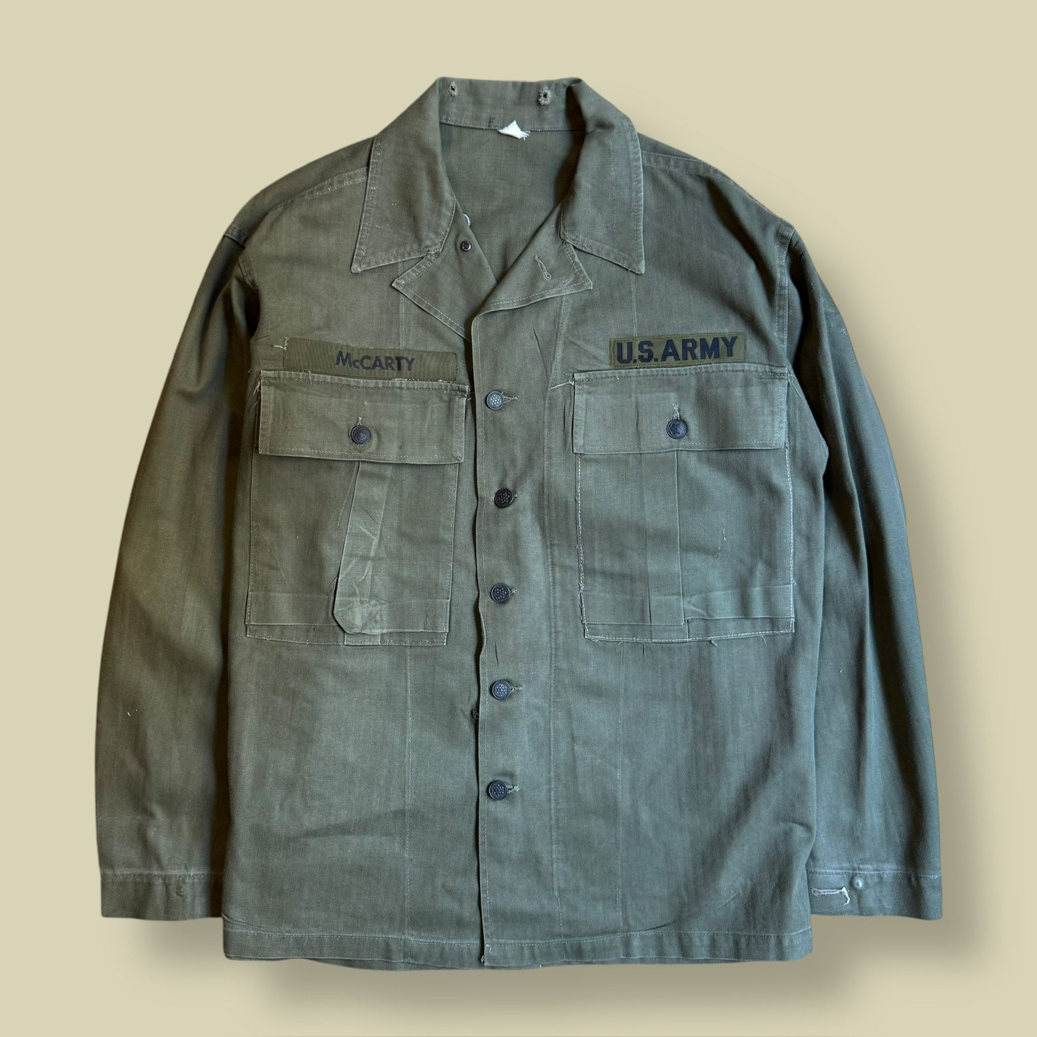 Other Green U.S. Army Military Shirt Size US L / EU 52-54 / 3 - 1 Thumbnail
