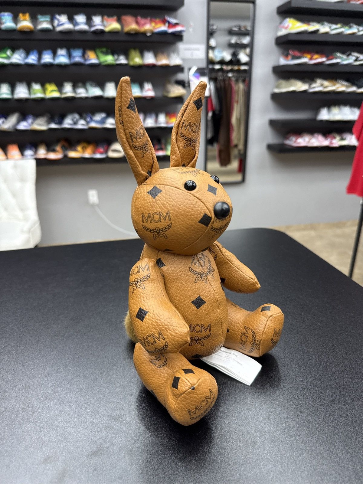 MCM AUTHENTIC MCM Leather Rabbit Plush Toy Stuffed Size ONE SIZE - 2 Thumbnail