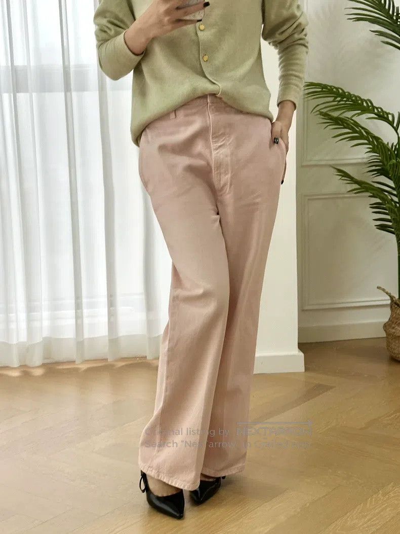Prada Prada Triangle solid colour straight jeans Size 26" / US 2 / IT 38 - 1 Thumbnail