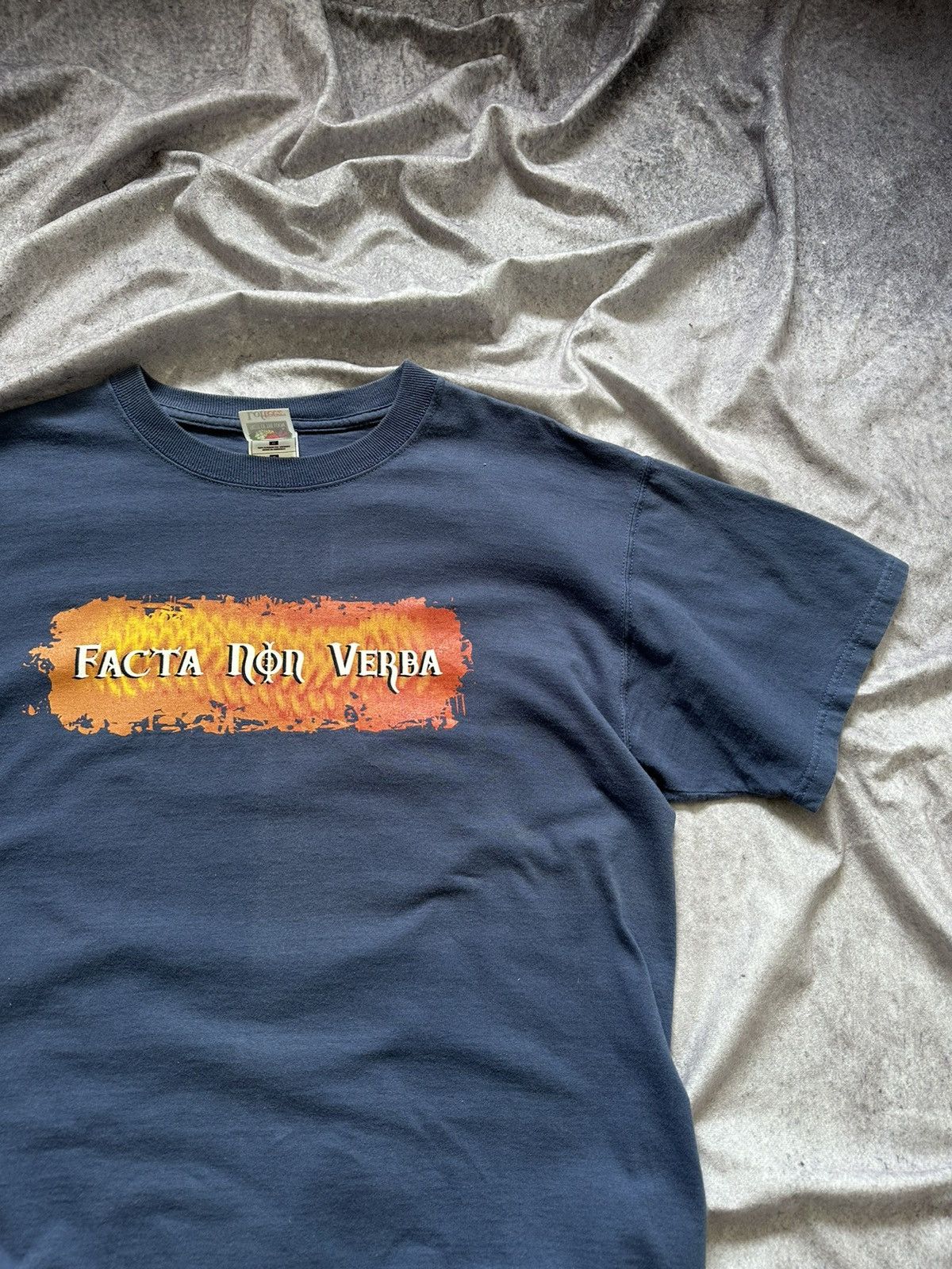 Vintage Vtg 00s Magic The Gathering Facta Non Verba Reya Tee Size US L / EU 52-54 / 3 - 9 Thumbnail