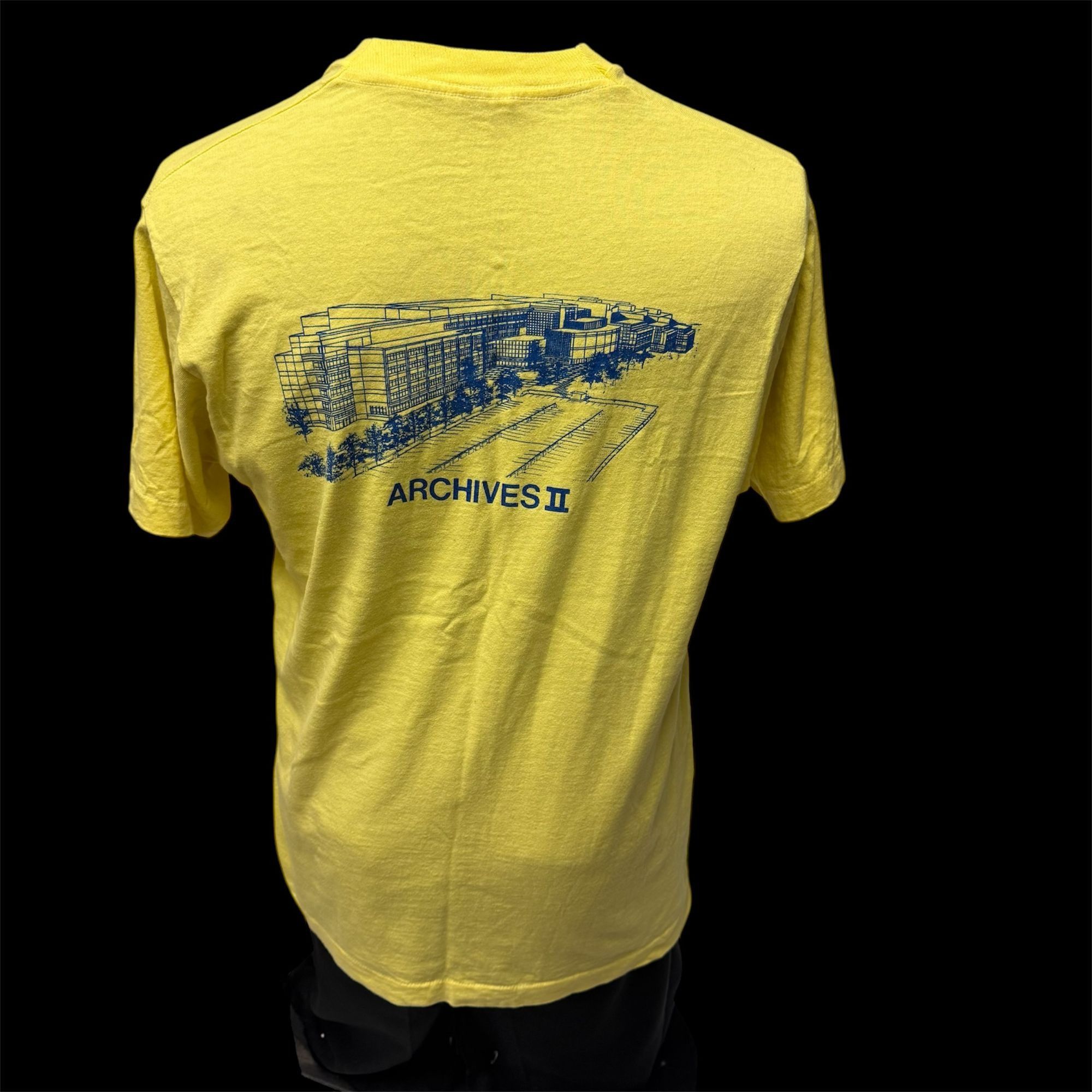 Fruit Of The Loom USA National ARCHIVES II RECORDS 1985 Hidden America T Shirt Size US L / EU 52-54 / 3 - 4 Thumbnail