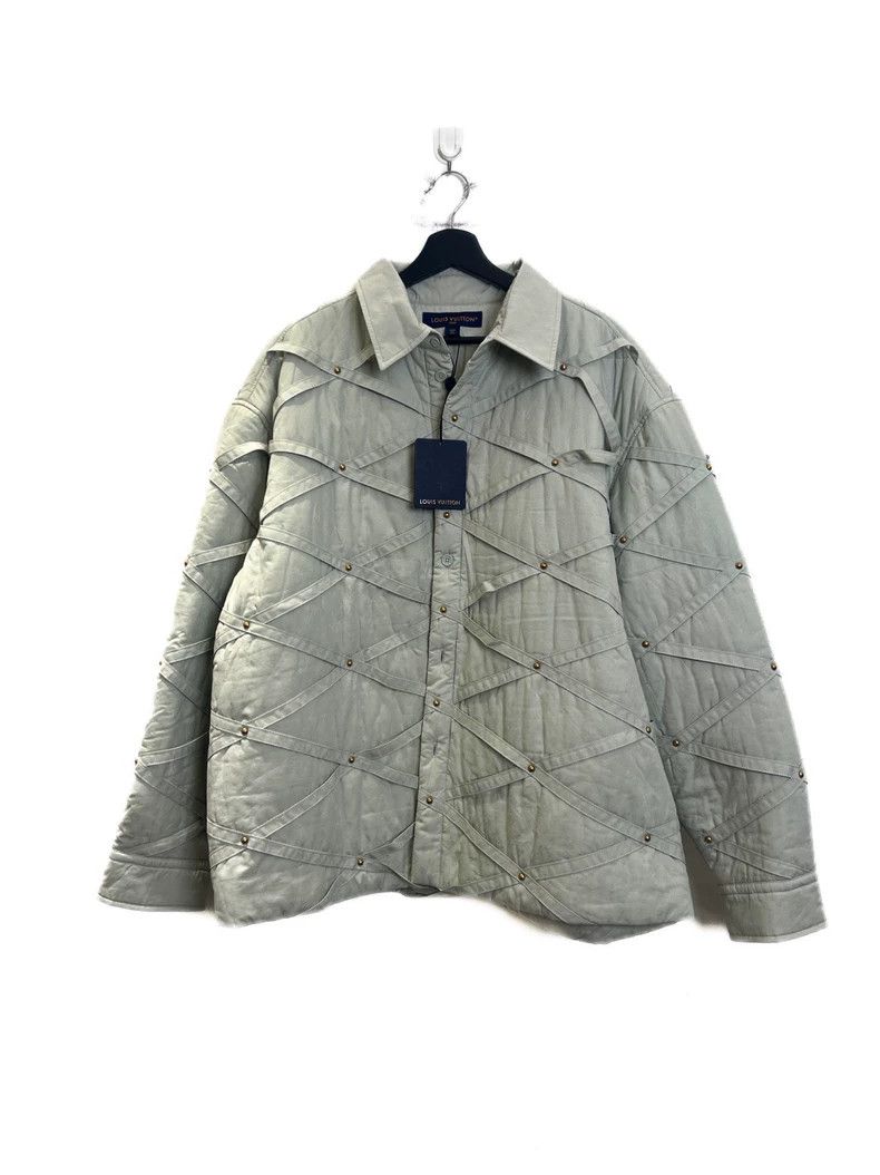Louis Vuitton Louis Vuitton Mint-green dark print full-print bandage cott Size US L / EU 52-54 / 3 - 1 Thumbnail