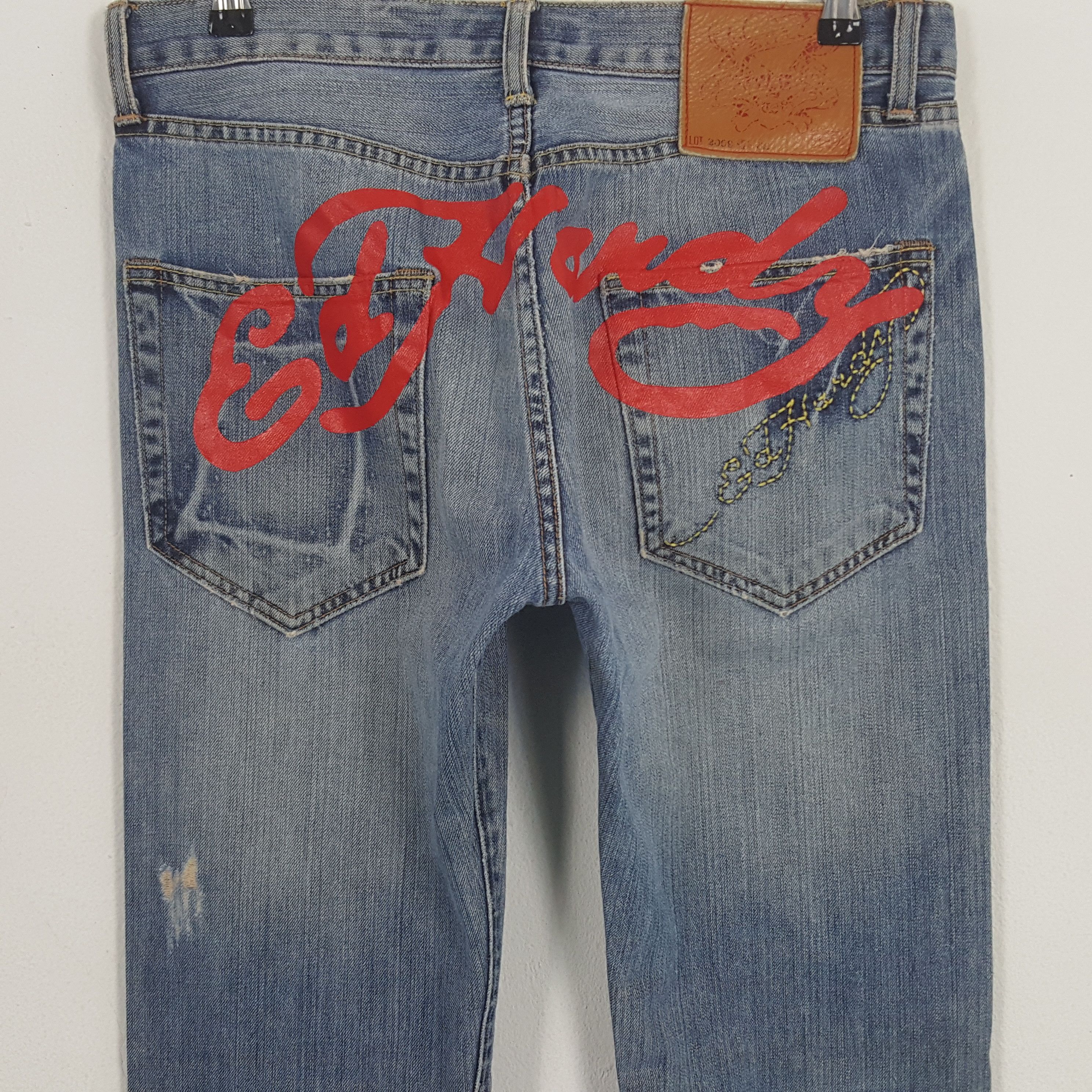 Christian Audigier × Ed Hardy × Vintage Vintage Ed Hardy buy Christian Audigier Designer Denim Jeans Size US 32 / EU 48 - 2 Thumbnail