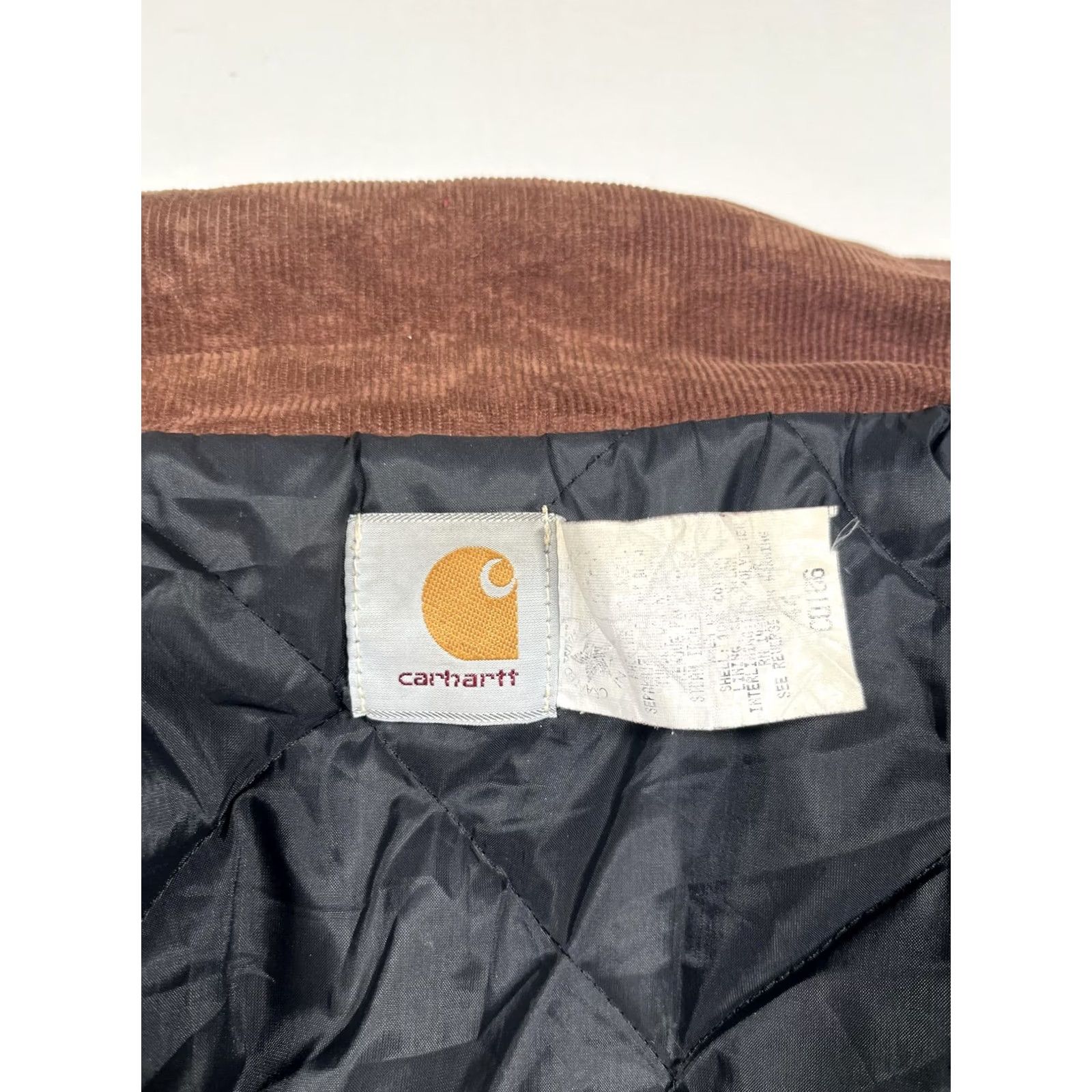 Carhartt VINTAGE Carhartt Coat Mens Brown Canvas Quilted Insulated Workwear USA Read Size US S / EU 44-46 / 1 - 4 Thumbnail