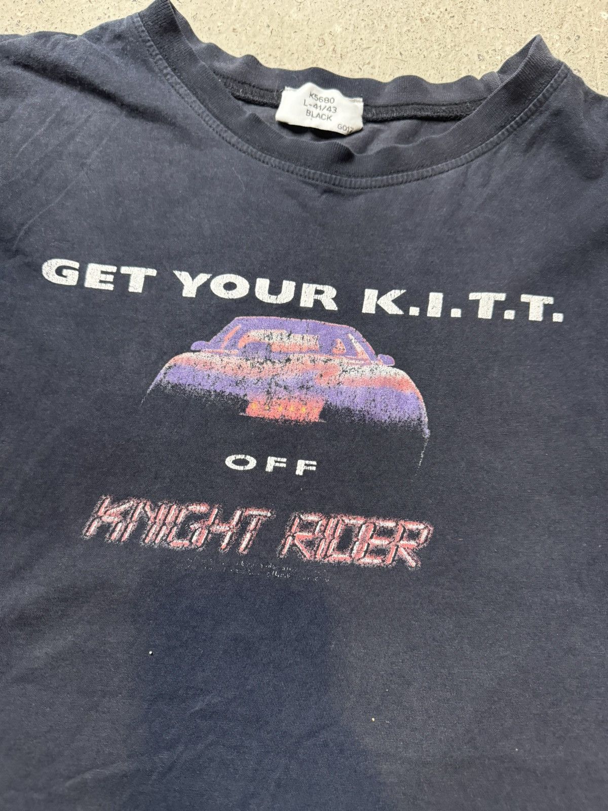 Vintage Vintage Y2K Knight Rider Movie Car 90s T shirt Size US L / EU 52-54 / 3 - 3 Thumbnail