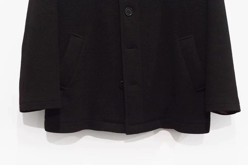 Helmut Lang HELMUT LANG Black wool goat down coat Size US S / EU 44-46 / 1 - 4 Thumbnail