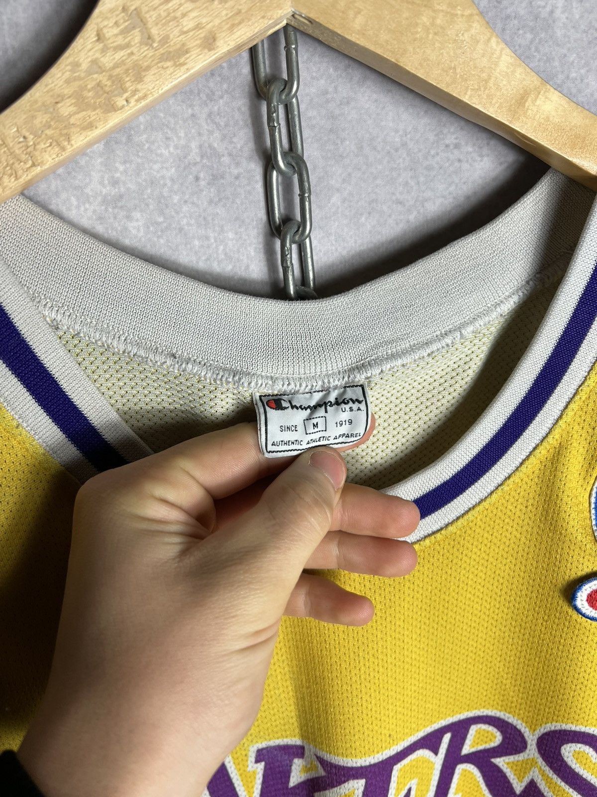 Champion Vintage RARE Kobe Bryant #8 Lakers NBA Champion Jersey Size US M / EU 48-50 / 2 - 2 Thumbnail