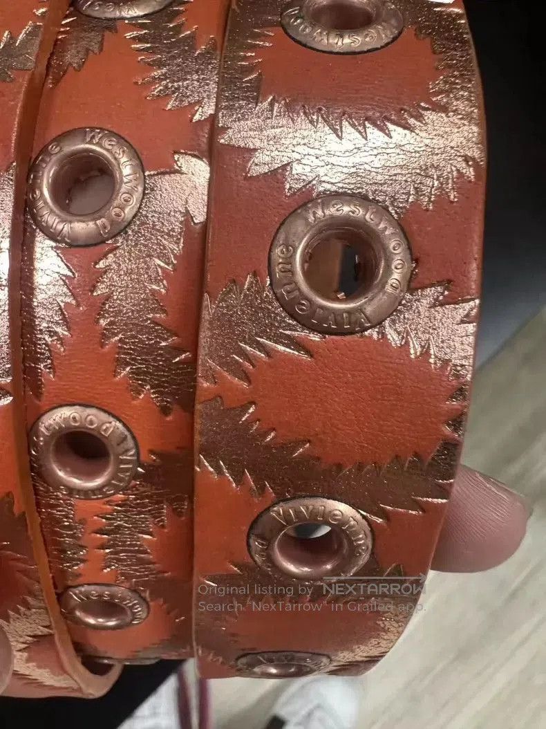 Vivienne Westwood Vivienne Westwood Leather Saturn Belt - dmc. Size ONE SIZE - 4 Thumbnail